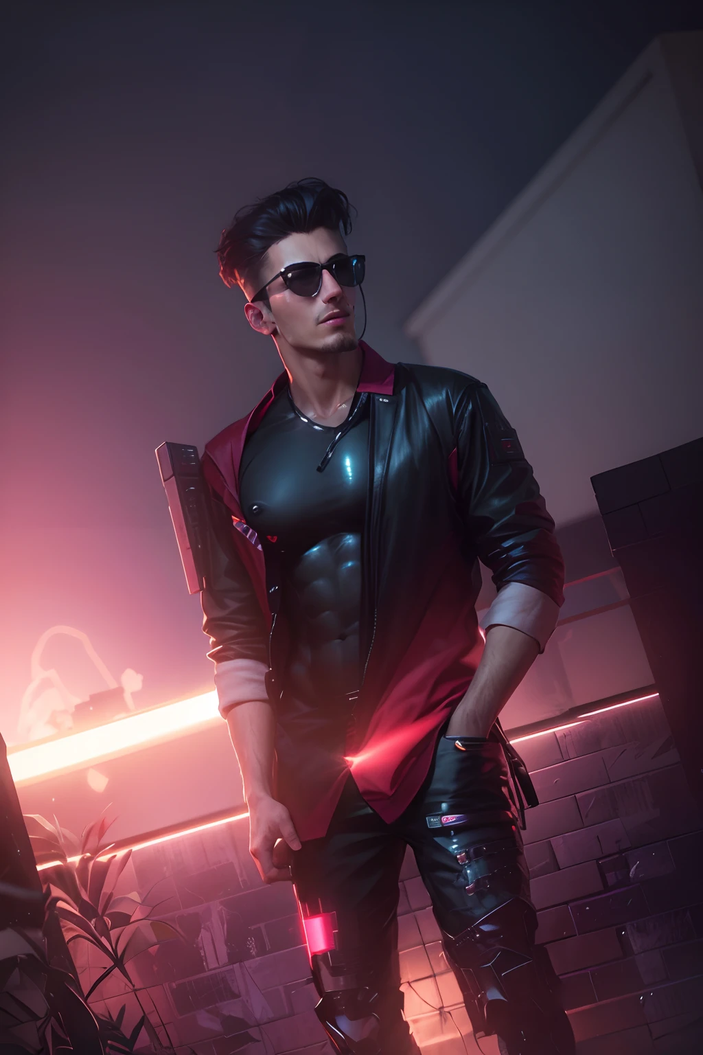 Change Background cyberpunk handsome boy. realistic face.8k. ultra realistic.