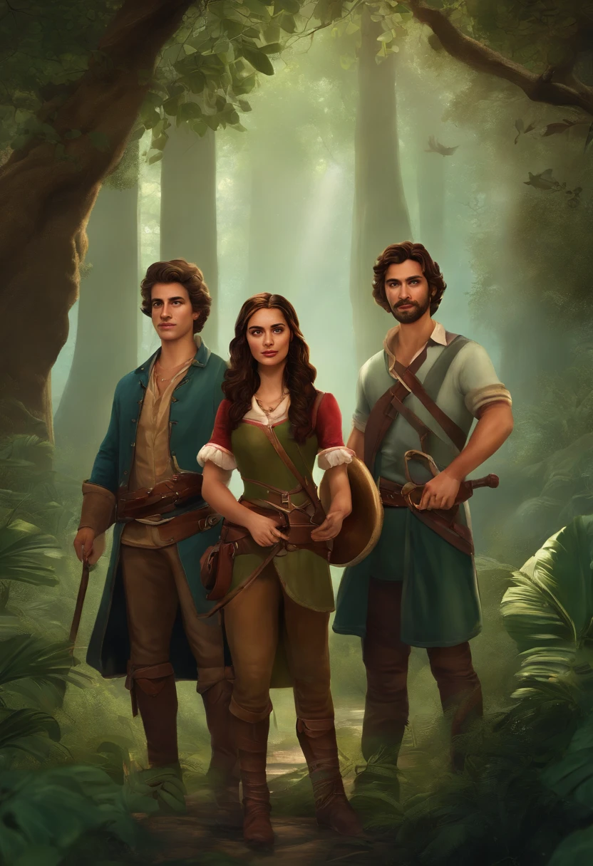 a group of three young adventurers, Pedro, Maria e Sofia, decidiram desvendar os segredos do Bosque Encantado. Pedro era corajoso e destemido, Maria era inteligente e curiosa, e Sofia era a sonhadora que acreditava firmemente em magia.