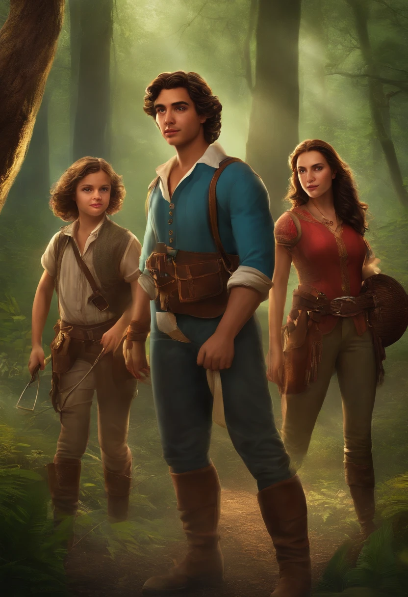 a group of three young adventurers, Pedro, Maria e Sofia, decidiram desvendar os segredos do Bosque Encantado. Pedro era corajoso e destemido, Maria era inteligente e curiosa, e Sofia era a sonhadora que acreditava firmemente em magia.