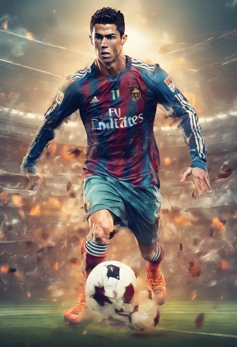 cristiano ronaldo fused with Luffy, Toei Animacion Studio