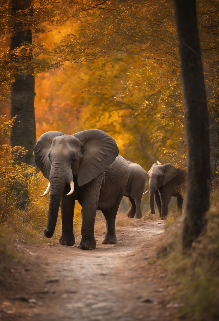 Eles navegaram por riachos, they climbed hills and explored secret trails until, finalmente, They have reached the heart of the woods