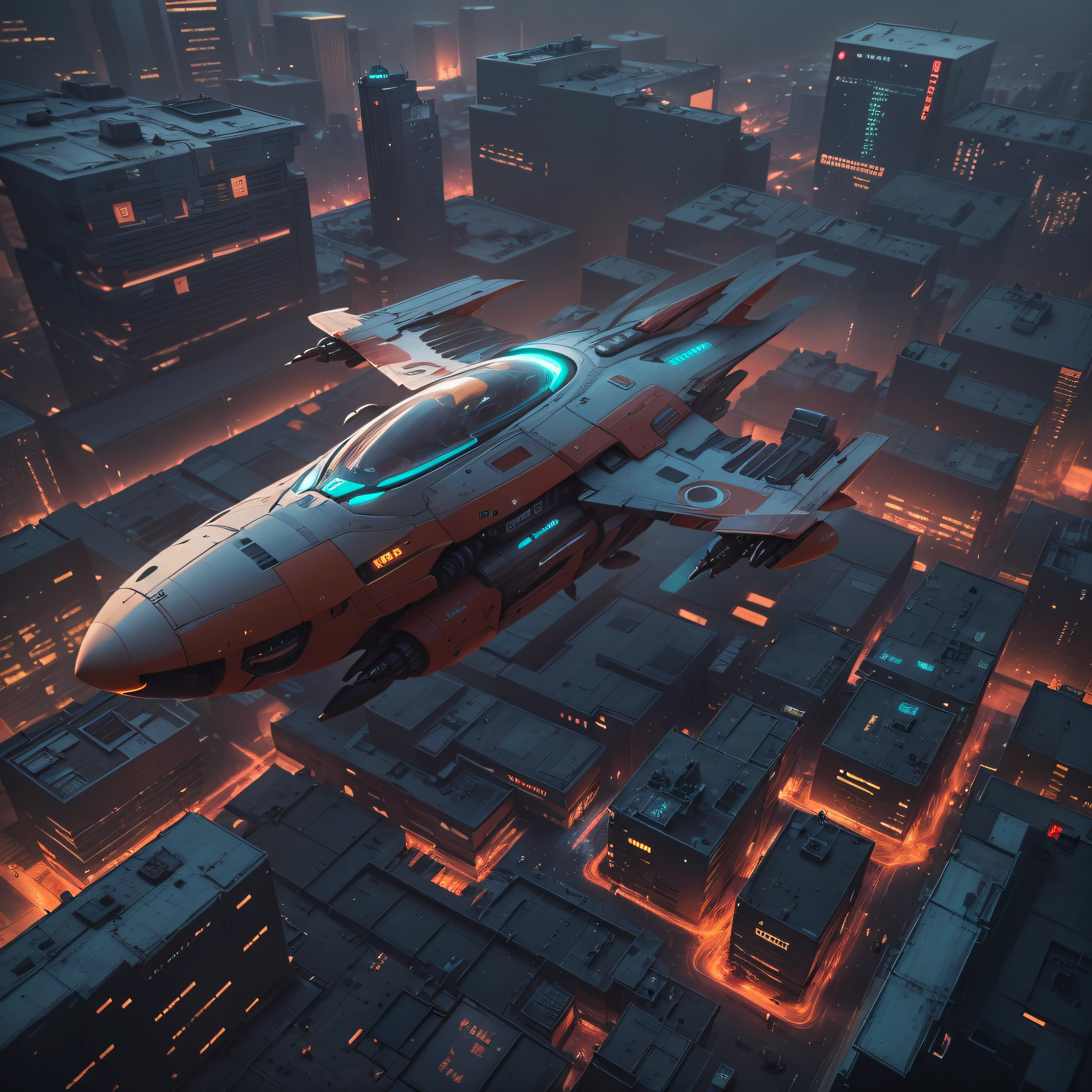 GHOST IN A SHELL, CYBER PUNK, CONCEPT AIRCRAFT, LOW LEVEL] EXTREM SPEED, Mid journey, Sid Mead, octane render, grunge, intricate complexity, rendered in unreal engine, photorealistic, vapour wave, Mass Effect, Guardians of the Galaxy, Star Wars, Star Trek, Marvel, DC, Hasselblad, Battlestar Galactica, octane render], hyper-realism, ultra-realistic, deviant art masterpiece, hyper-realistic, art-gem, Greg Rutkowski, Moebius french artist style, NEON, skyscraper city scape, space flight, NASA, Fifth Element FLYING TAXI, 32k, digital illustration, unreal engine cinematic smooth, dreamlike, intricate detail, oil on canvas by Mark Ryden, golden ratio, perfect composition, UE5, trending on artstation and cgsociety, soft natural volumetric cinematic perfect light, award-winning photograph