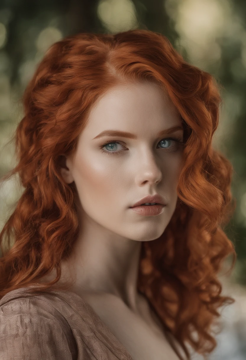 (Uma jovem ruiva escultural: 1,3), (com impressionantes 2,10 metros de altura: 1,2), (22 anos: 1,1), (com encantadores olhos verdes arredondados: 1,2), (voluptuosa na figura: 1,2), (vestida em traje de couro grosso: 1.1), (her fiery red curls cascaded down to her chest: 1.2), (olhos grandes e cativantes: 1.1), (com um punhado de sardas na pele: 1.1), (Nikon Z6 camera, capaz de capturar detalhes intrincados:1.2), (emparelhado com uma lente Nikon AF-S NIKKOR 85mm f/1.4G:1.2), (capturing the striking features and unique beauty of the redhead:1.1), (highlighting its imposing presence:1.1), ( Creating an image that shows your individuality and fascination:1.1).