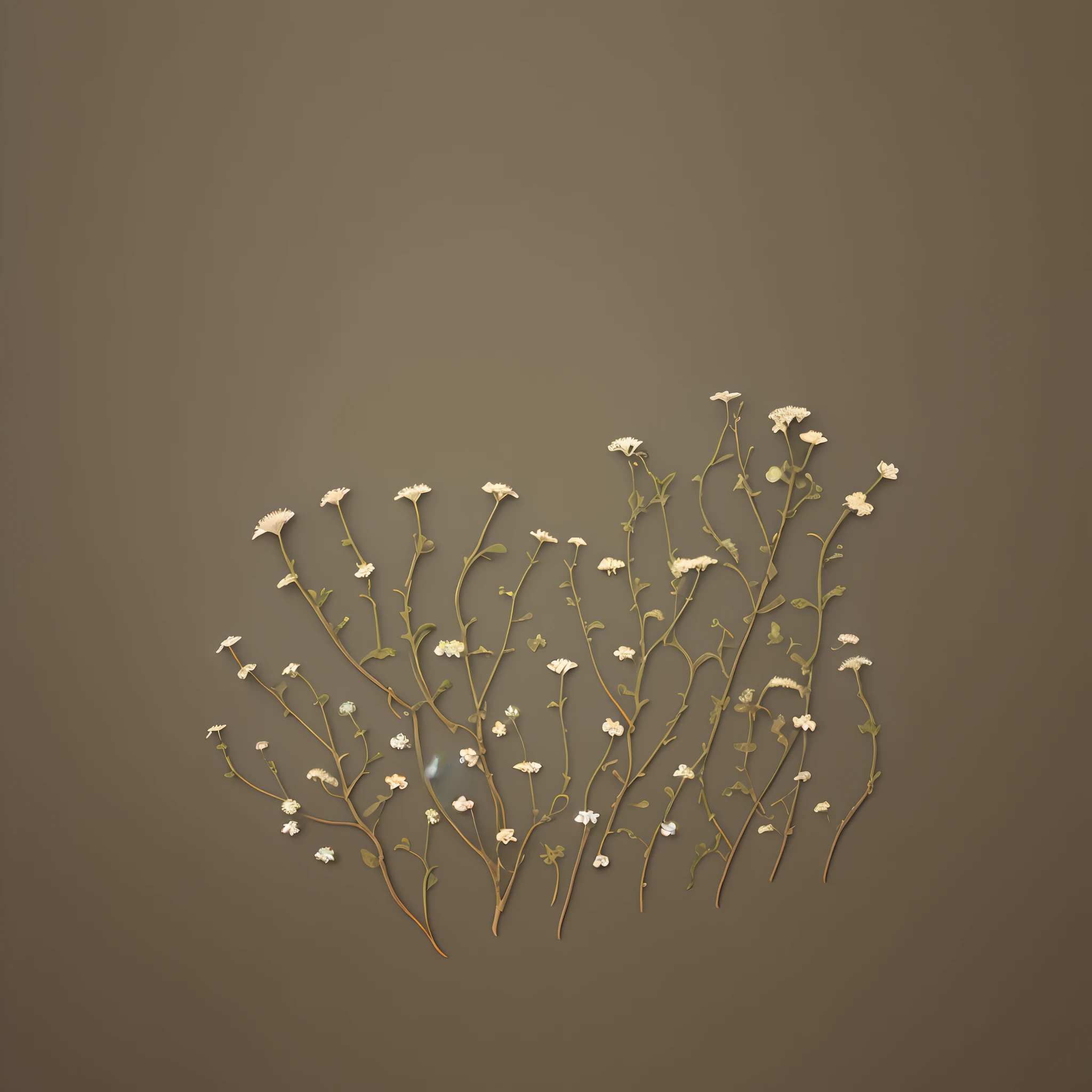 background with small, delicate flowers