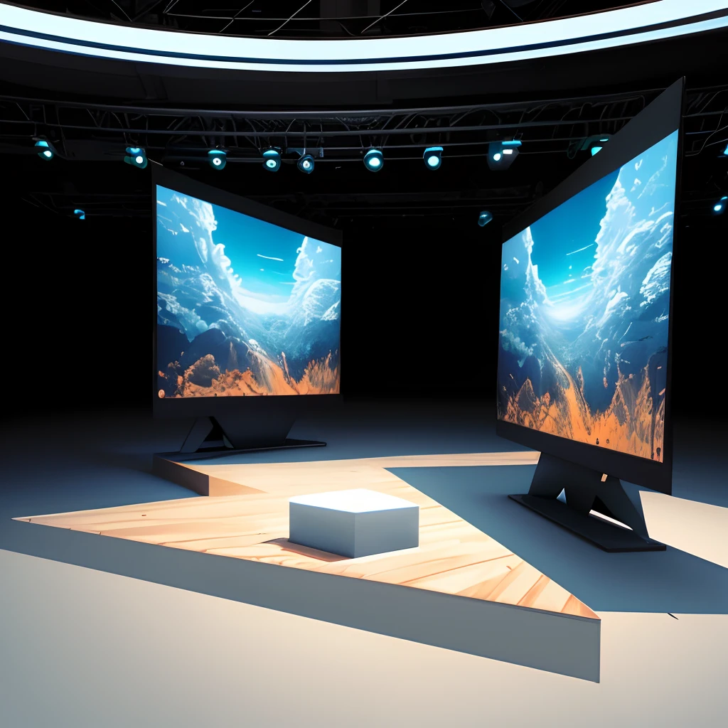 Digital Media Art Interactive Installation Sense of space