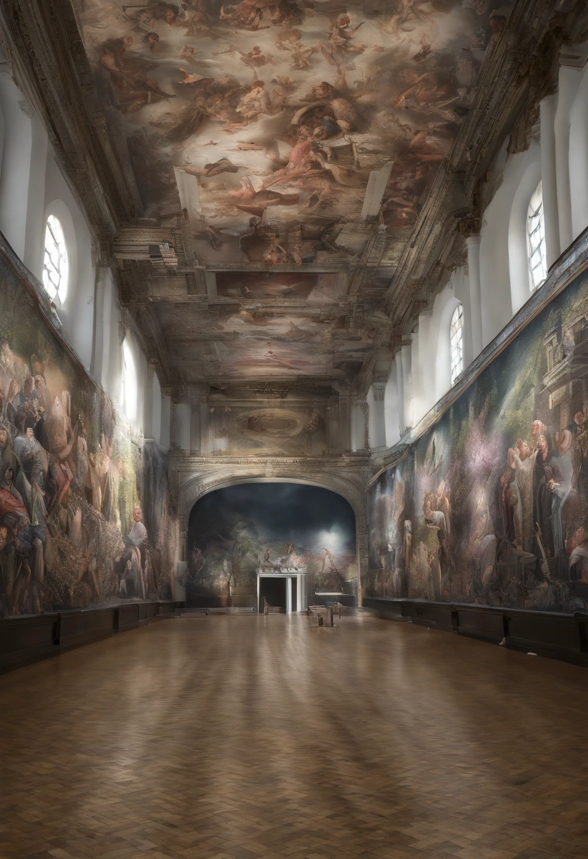 Interactive installation of digital media art