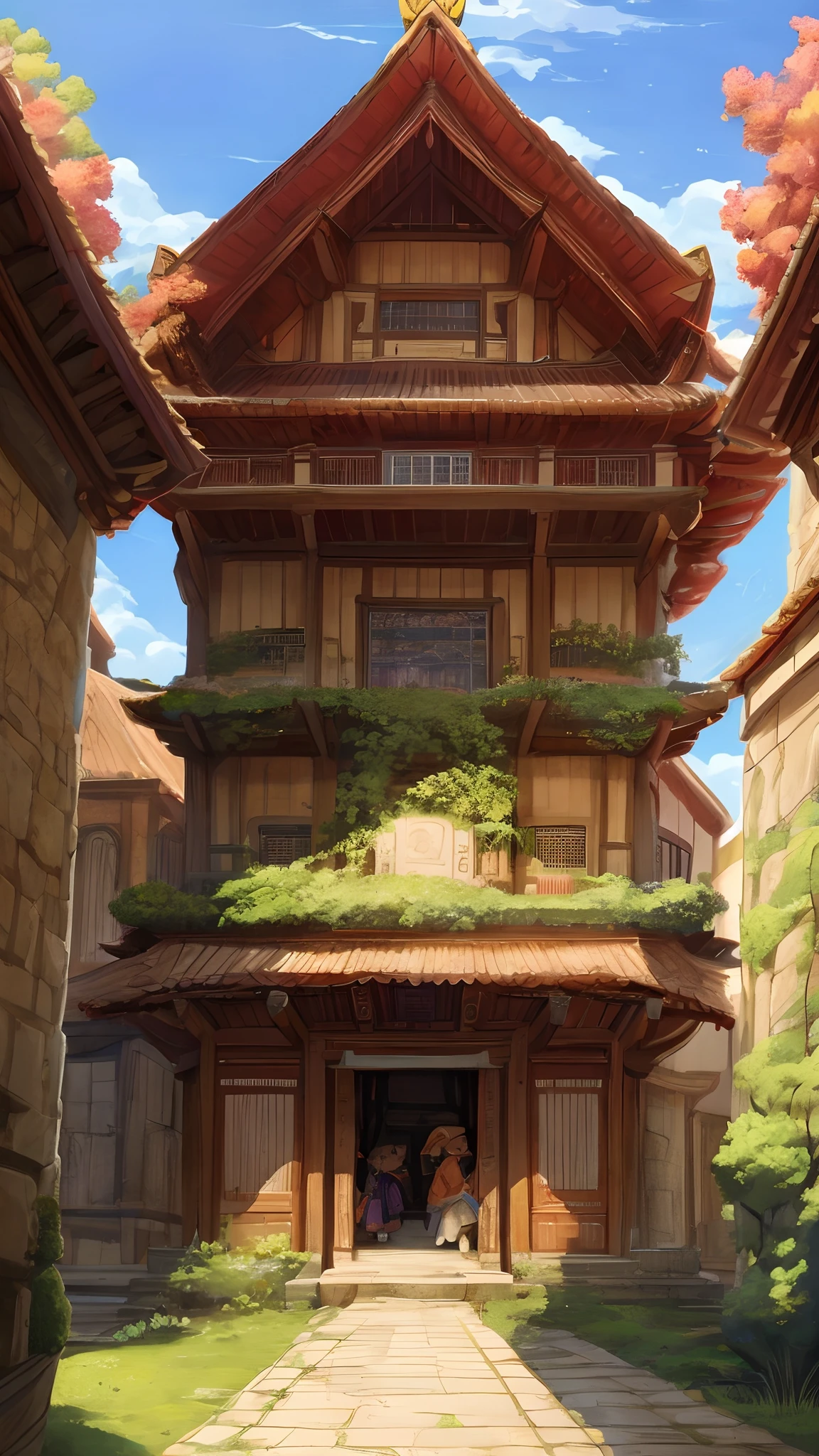 super high resolution, detailed background, World Heritage Site, 6+boys, 6+girls, Happy, joyful, absurdres(Photos of solo travelers)(kemono, furry anthro),