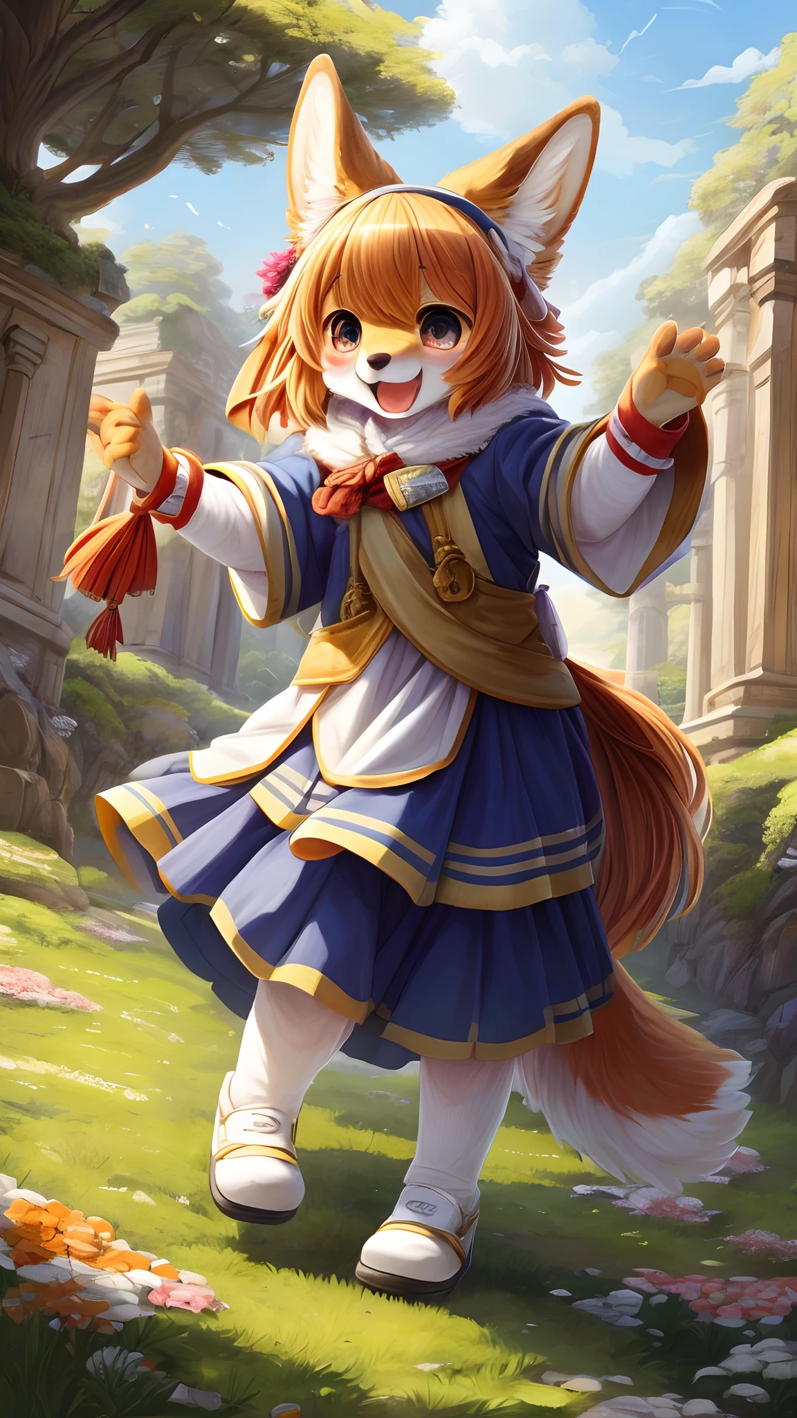 super high resolution, detailed background, World Heritage Site, 6+boys, 6+girls, Happy, joyful, absurdres(Photos of solo travelers)(kemono, furry anthro),