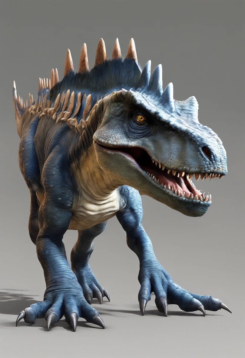 rex dinossaur cartoon style, perfil angle, character walking, white background, style by 2d--v 5.2 -