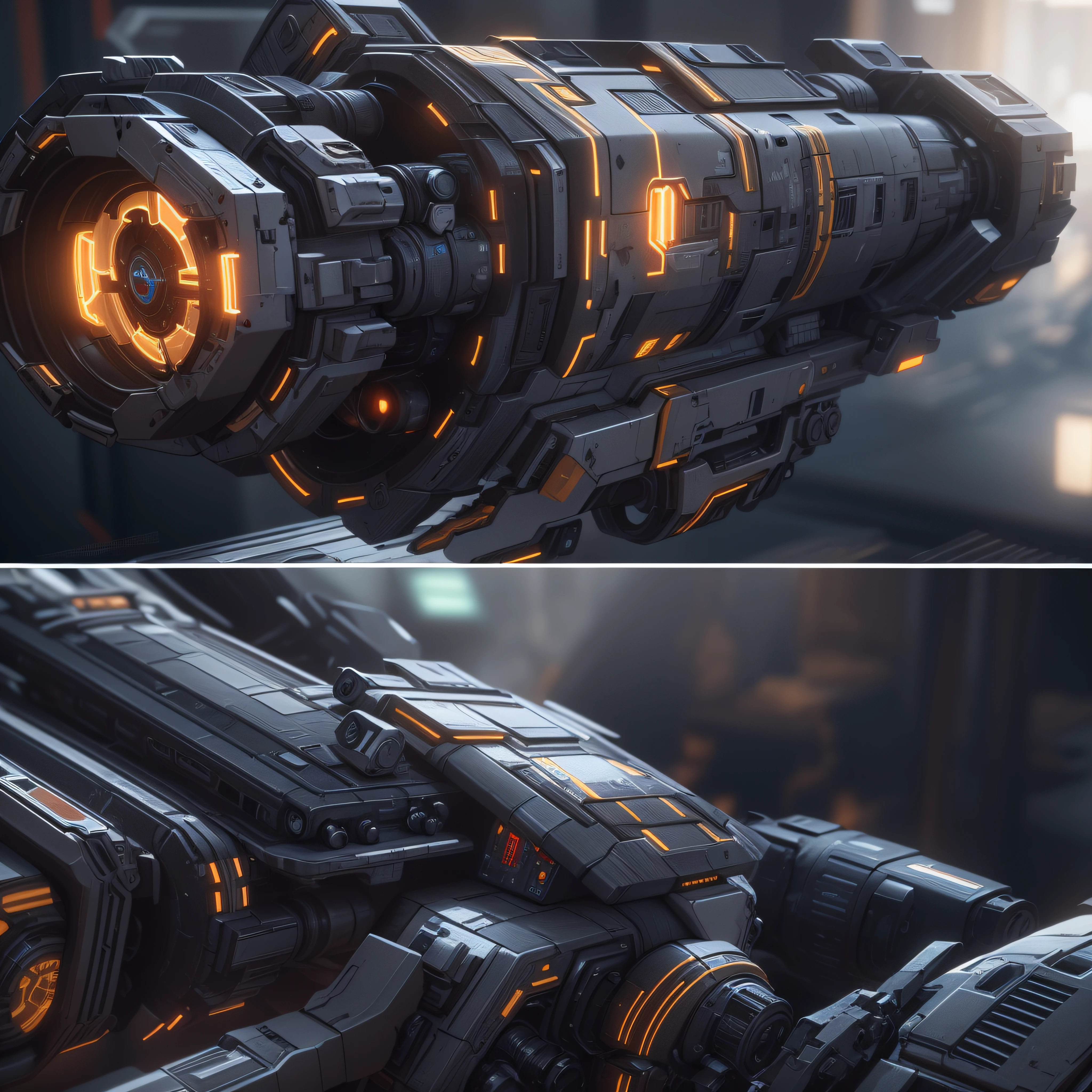 futuristic Weapons, Plasma Annihilators, photo-realistic, octane render, unreal engine, ultra-realistic