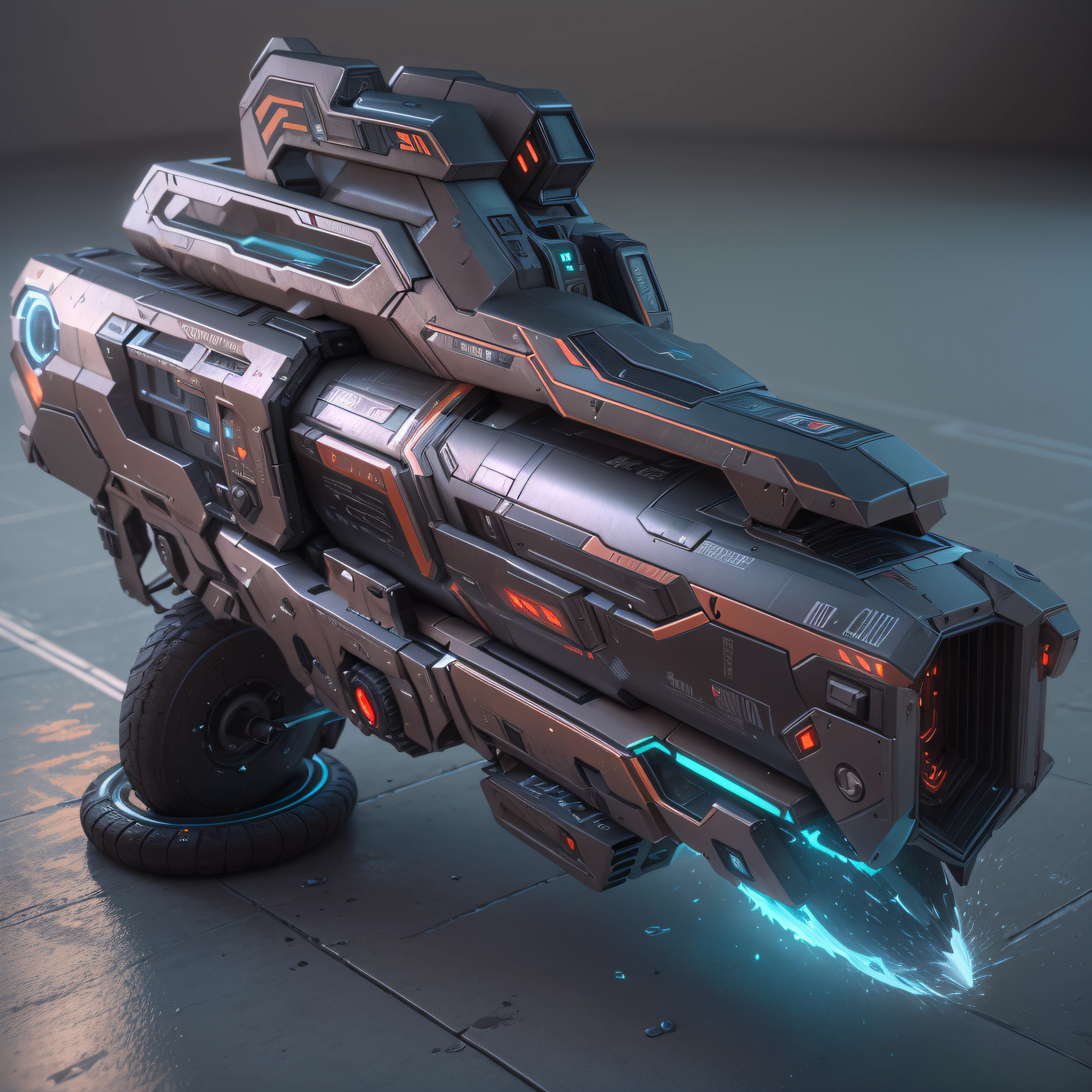 futuristic Weapon, Plasma Annihilator, photo-realistic, octane render, unreal engine, ultra-realistic