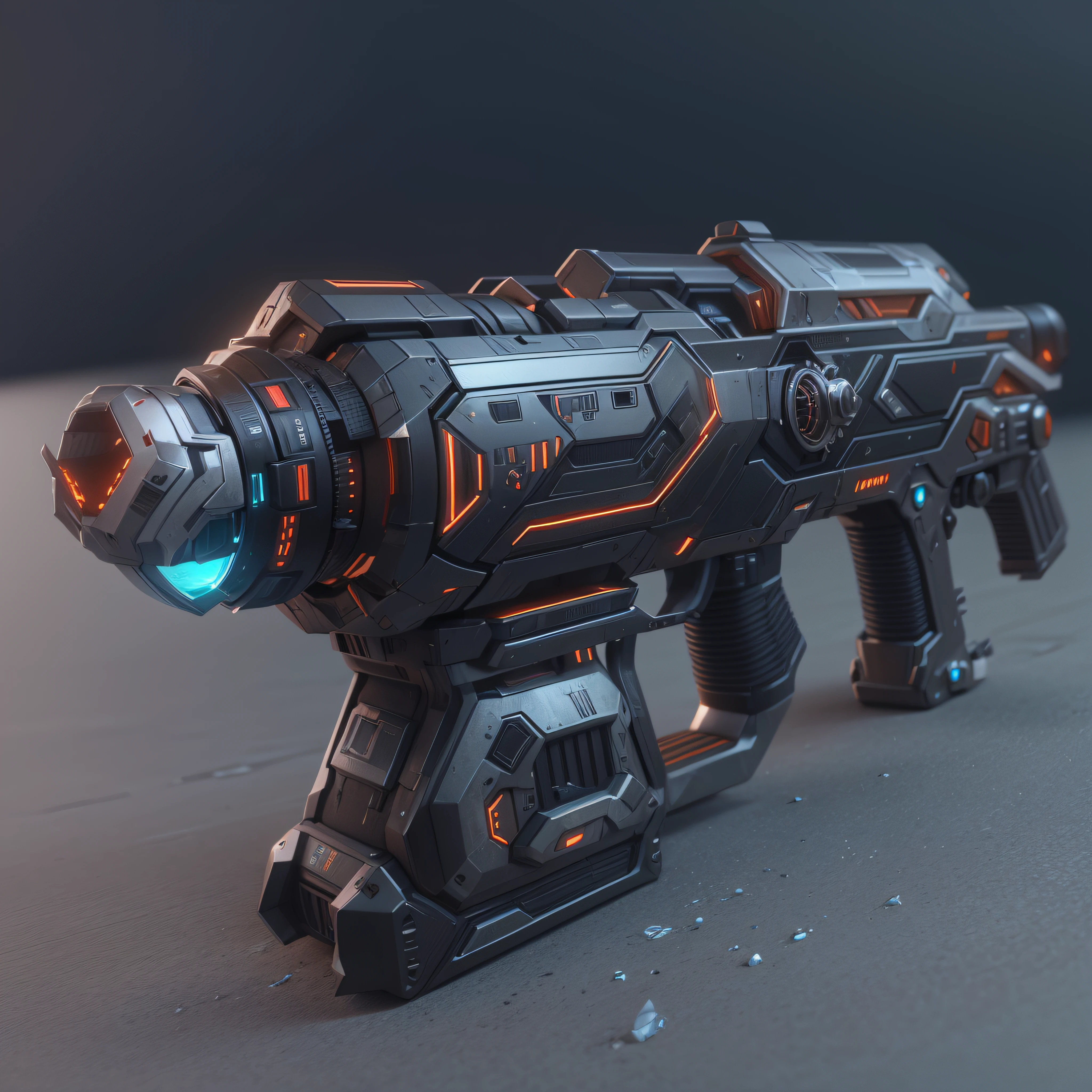 futuristic Weapon, Plasma Annihilator, photo-realistic, octane render, unreal engine, ultra-realistic