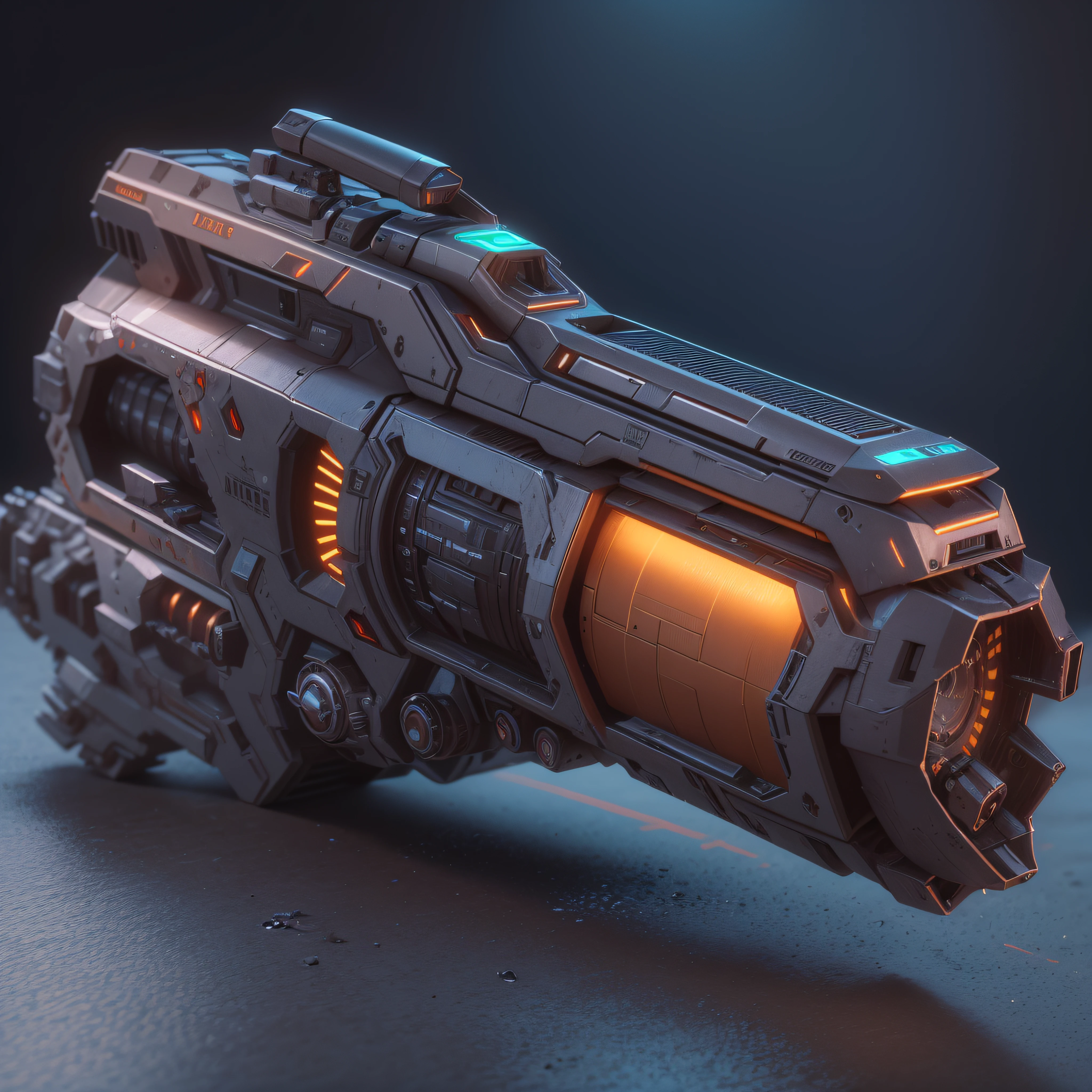 futuristic Weapon, Plasma Annihilator, photo-realistic, octane render, unreal engine, ultra-realistic