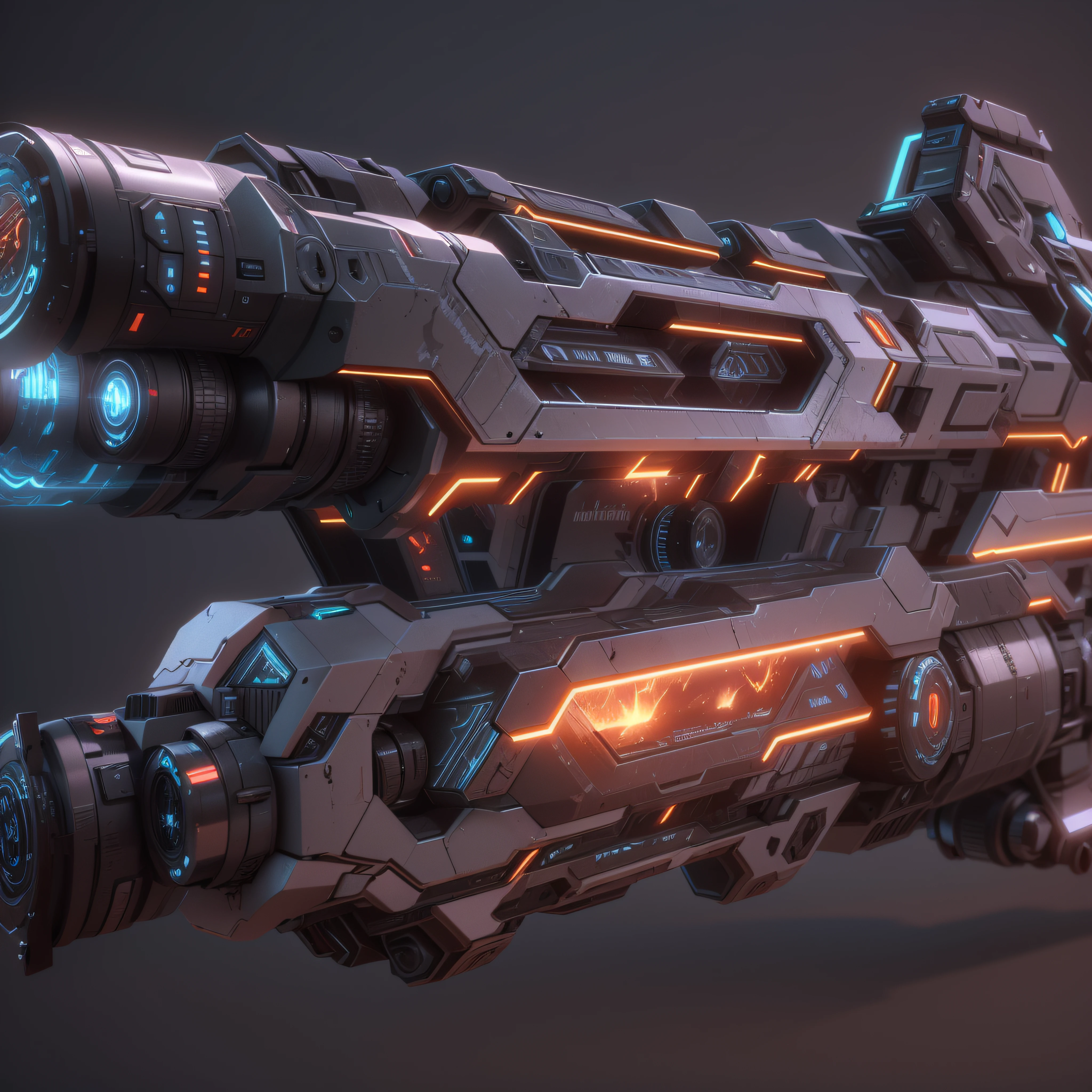 futuristic Weapon, Plasma Annihilator, photo-realistic, octane render, unreal engine, ultra-realistic