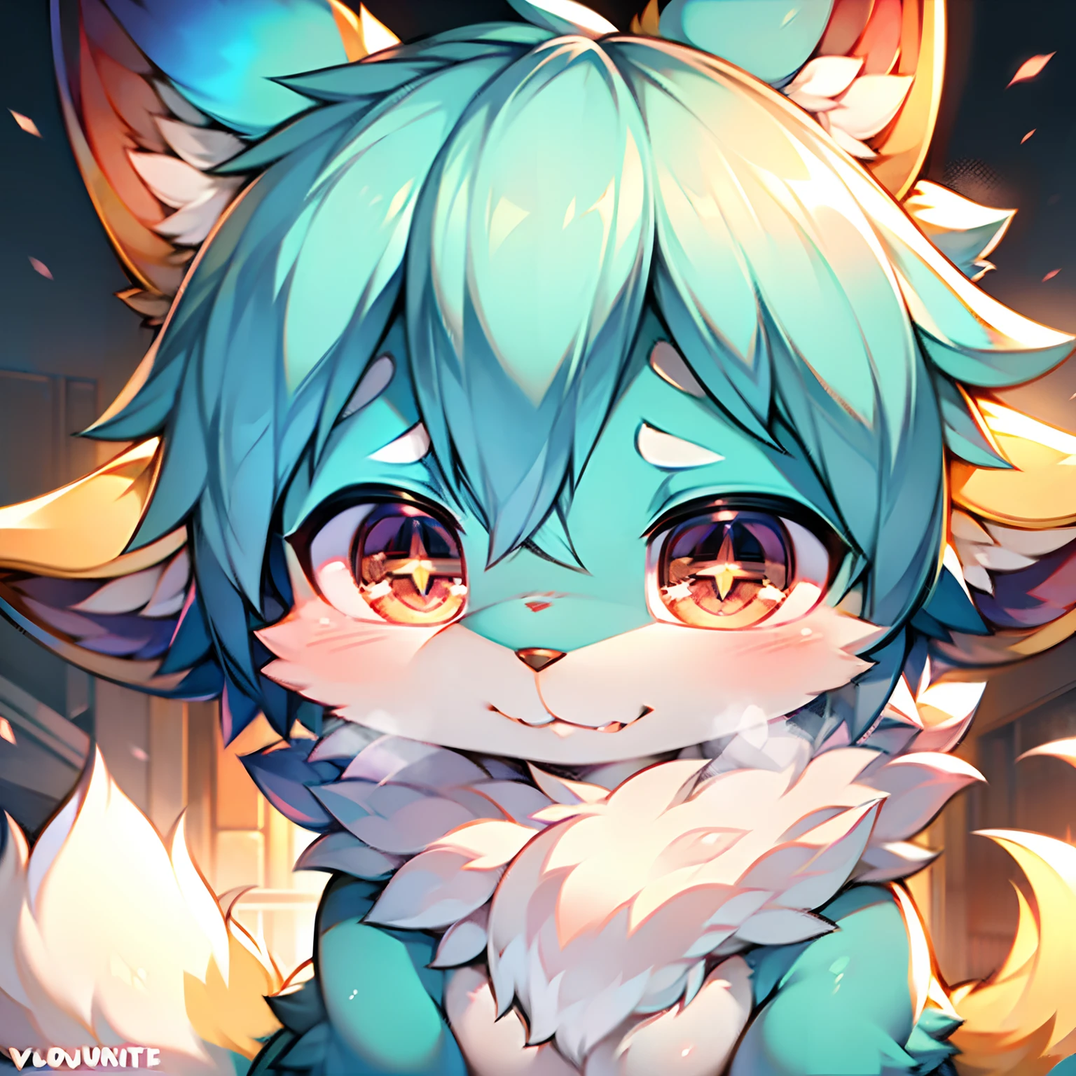furry, cute face, ambient light, ultra detailed fur, volumetric light