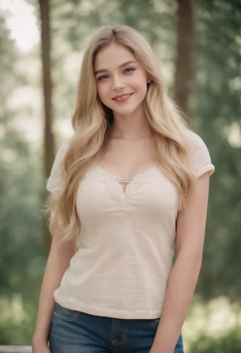 (8K), (Best Quality: 1.2), (Realistic), (Photorealistic), (Photorealistic: 1.37), Ultra Detailed, (Kissing), One Girl, Cute, Meg Ryan Lookalike, Smile, Long Hair, Green Plants, Beautiful Eyes in Every Detail, Beautiful Nose, Full Body, Big, Women, White Hair --auto