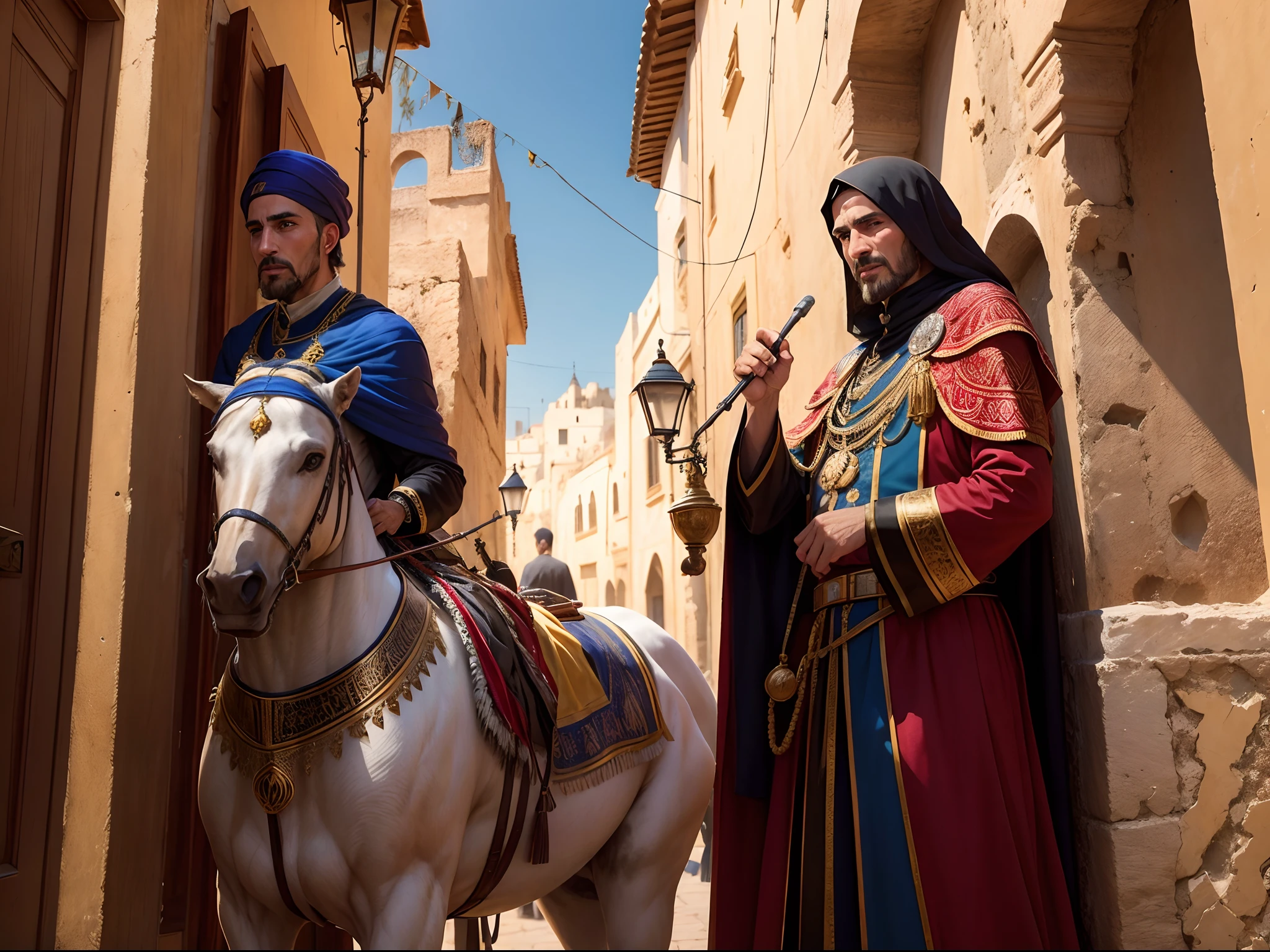 King of morocco,in Fes town,8k,