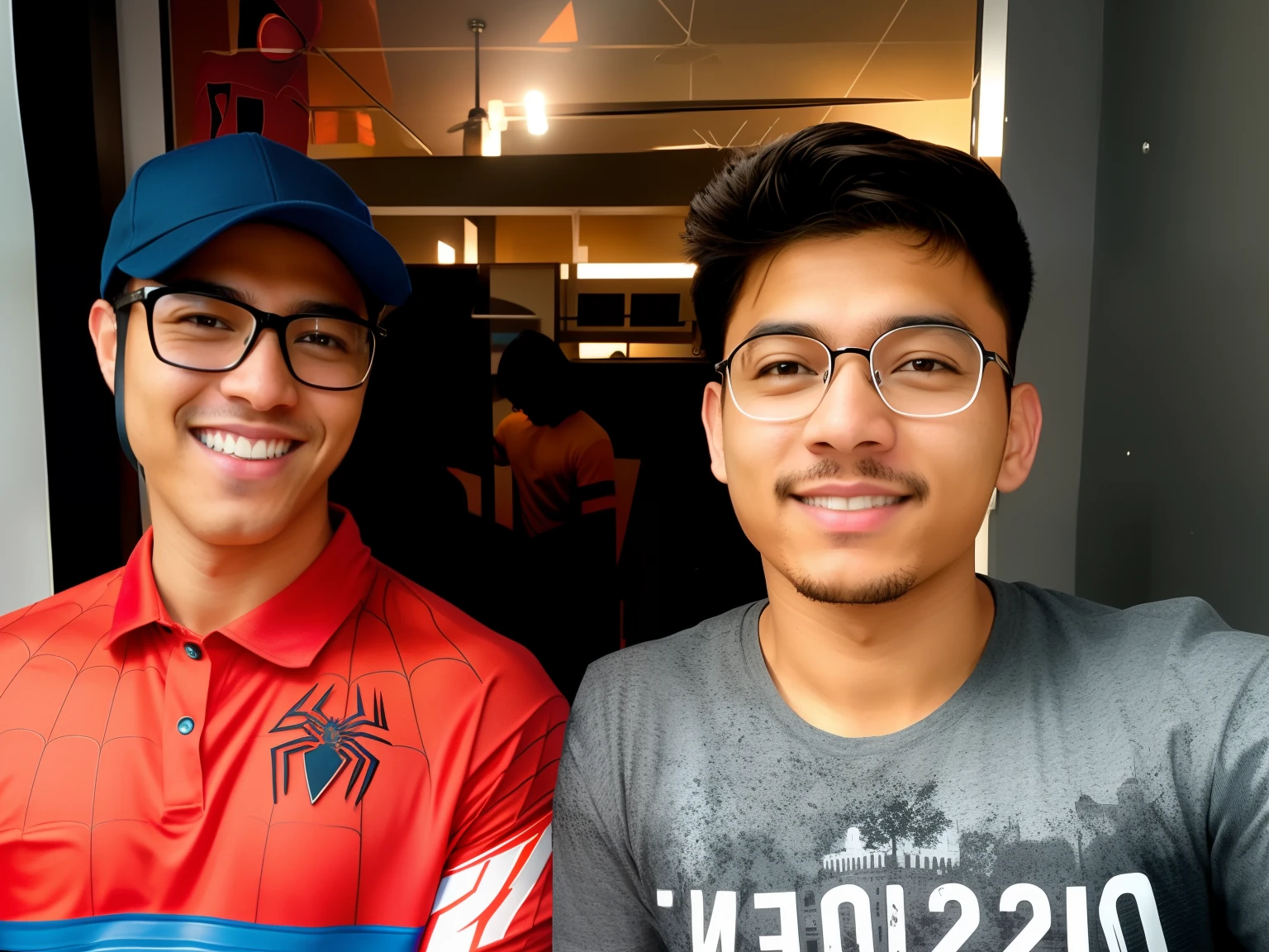 Both person are spider man