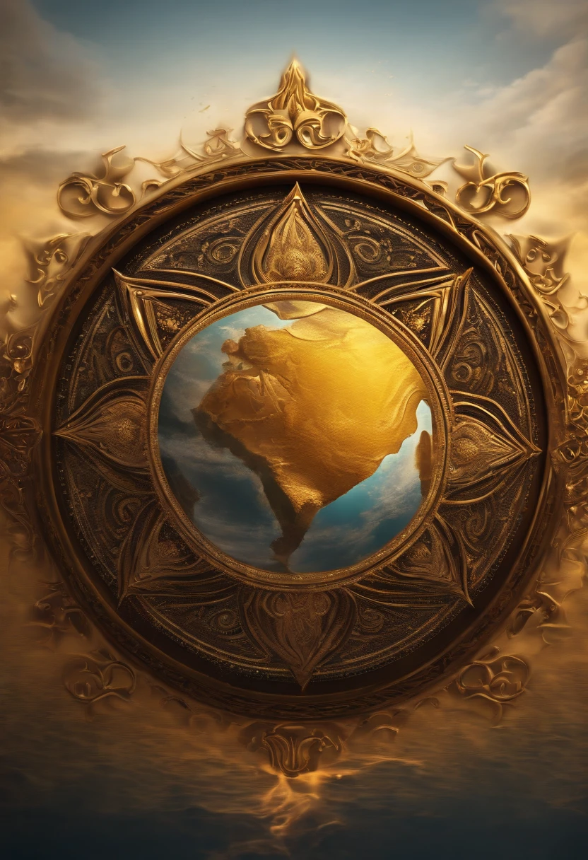 (best quality,4k,8k,highres,masterpiece:1.2),ultra-detailed,(realistic,photorealistic,photo-realistic:1.37),logotype,(((magic))),earth,water,fire,wind,magic circles,mandala,abstract,fractal,pattern,yellow,creative,artstation,vector,golden ratio