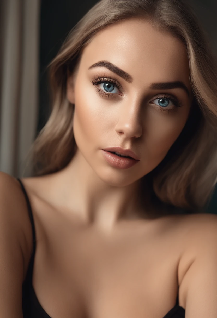 woman with no cloths in dogystyle, Sexy girl with blue eyes, portrait sophie mudd, portrait corinna kopf, blonde hair and large eyes, naked selfie, Augen im Schlafzimmer, Violet Myers, ohne Make-up, Natural makeup, Blick direkt in die Kamera, Gesicht mit Artgram, dezentes Make-up, Stunning full body shot, im Schlafzimmer, Spaltung