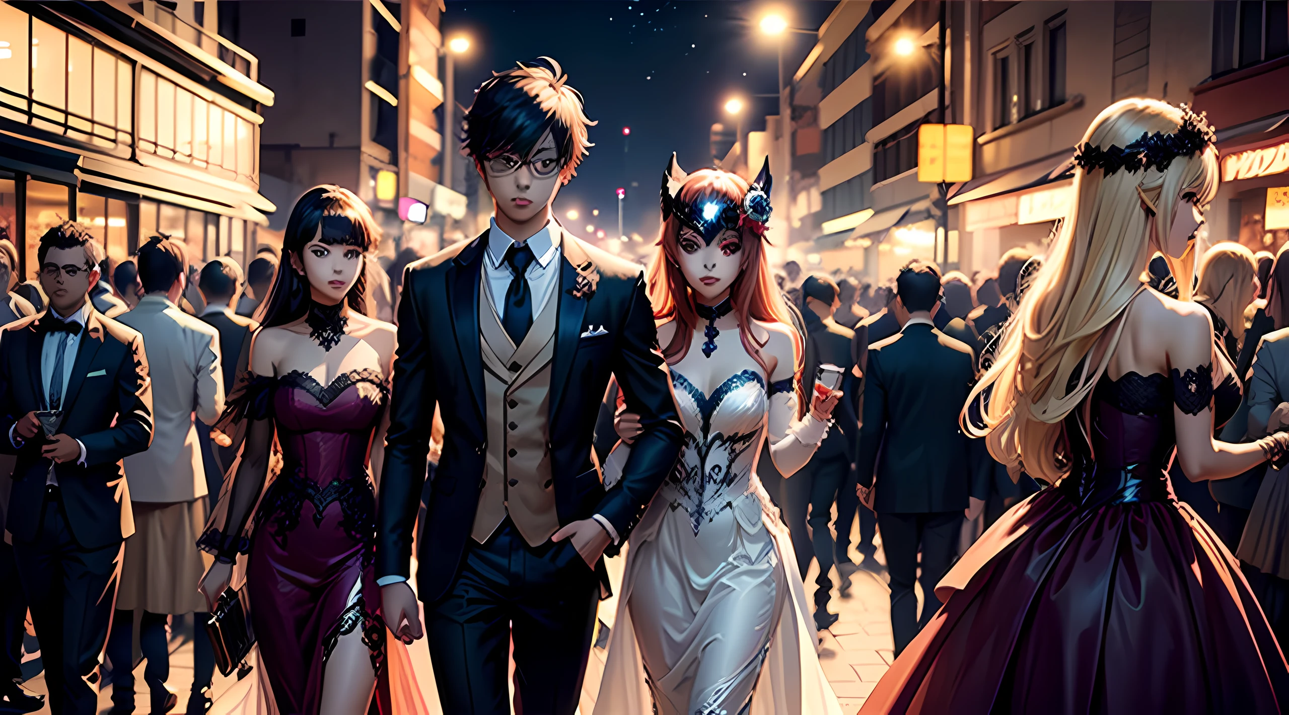 Halloween Anime characters of a cute guy