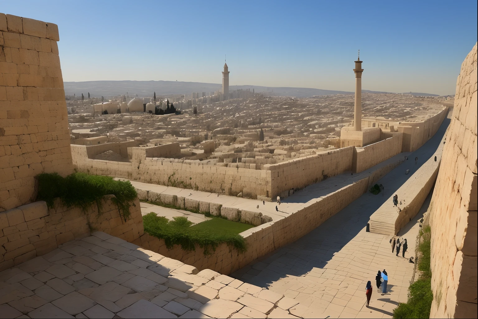 An image of Jerusalem in Old Testament times