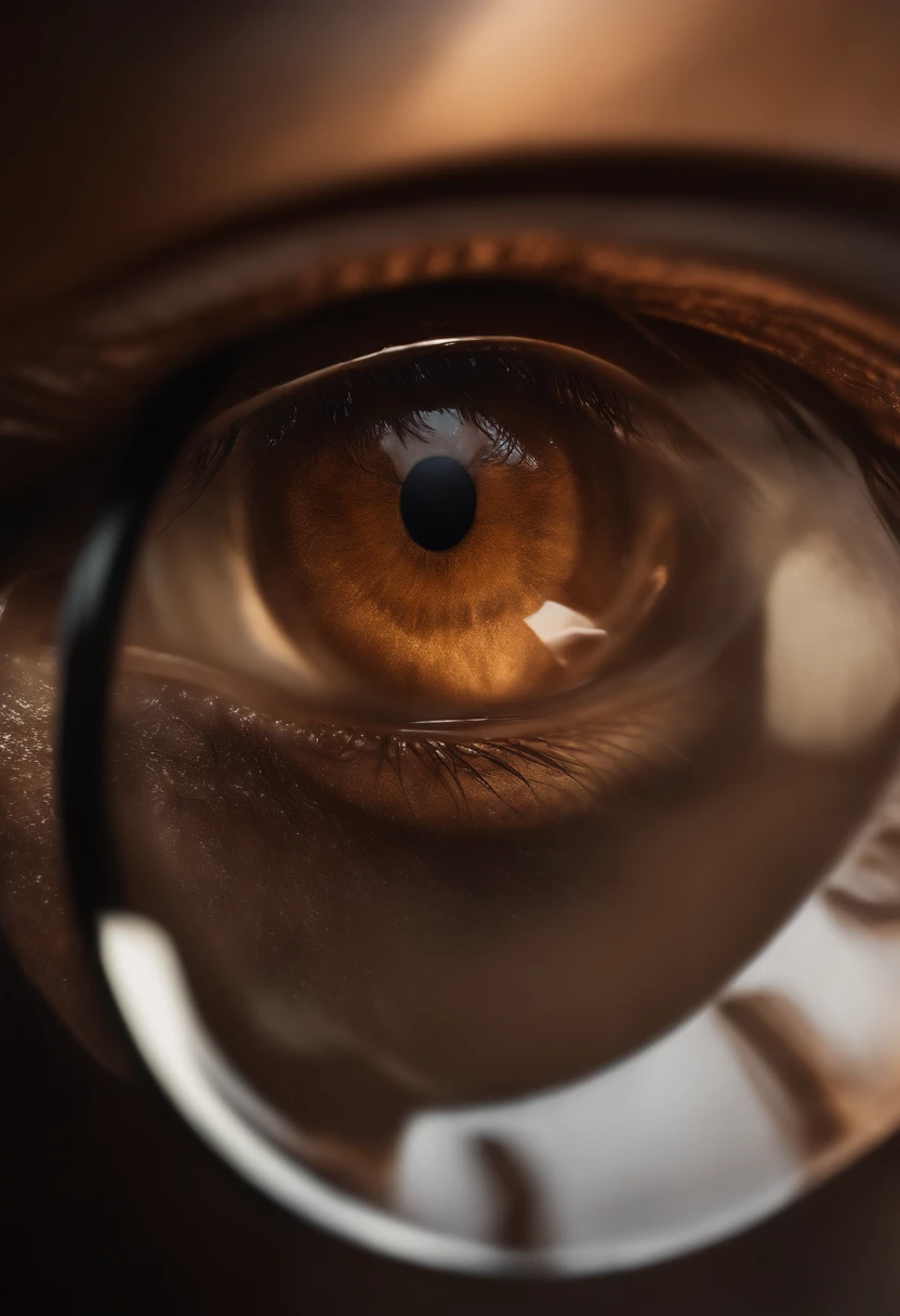 Sumetal, Olhos bonitos, (((marrom_olho))), ..3d, Cinematic lighting, 8K resolution,