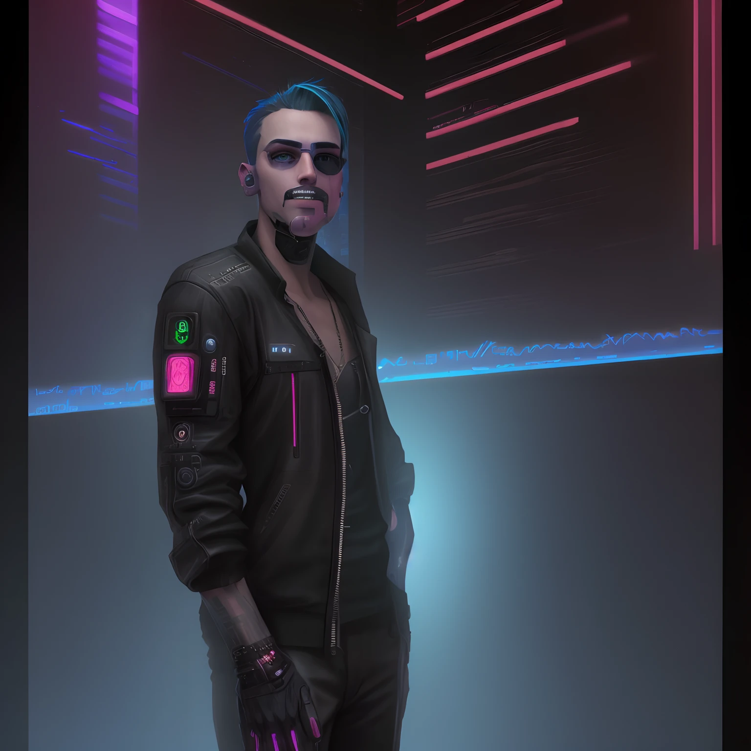 change background,cyberpunk handsome boy,realistic face,8k ultra realistic