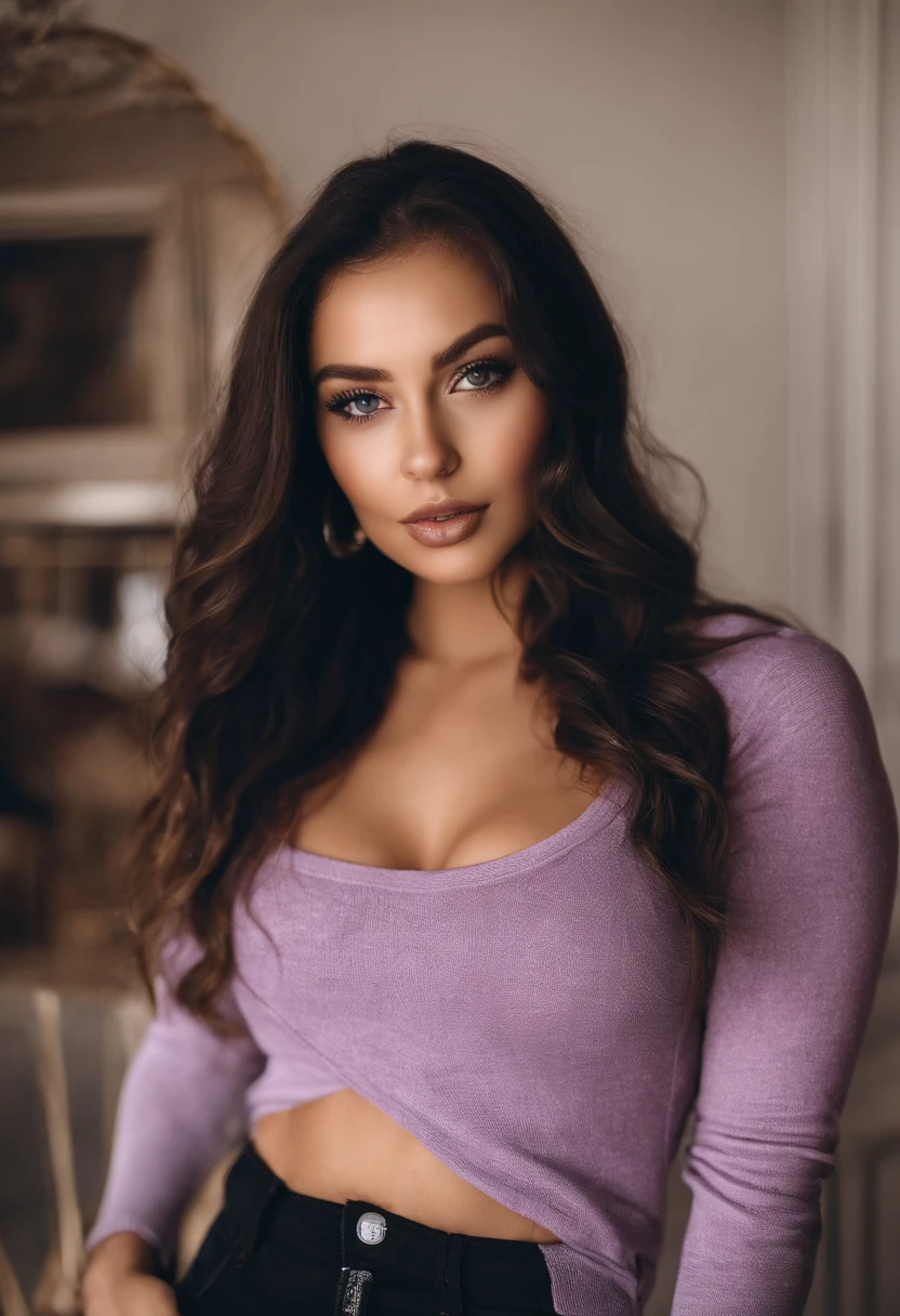 Street woman with matching tank top and panties, fille sexy aux yeux bruns, Portrait Sophie Mudd, cheveux blonds et grands yeux, au resto, selfie of a young woman, Les yeux dans la chambre, Violet Myers, ohne Maquillage, maquillage naturel, Look directly into the camera, Visage avec Artgram, dezentes Maquillage, Superbe photo du corps entier, dans la chambre, Fission