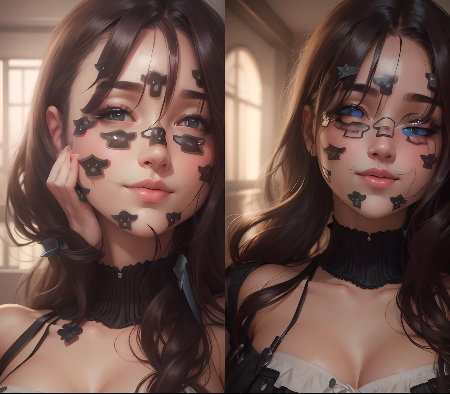 Beautiful girl ultra realistic, --v 4