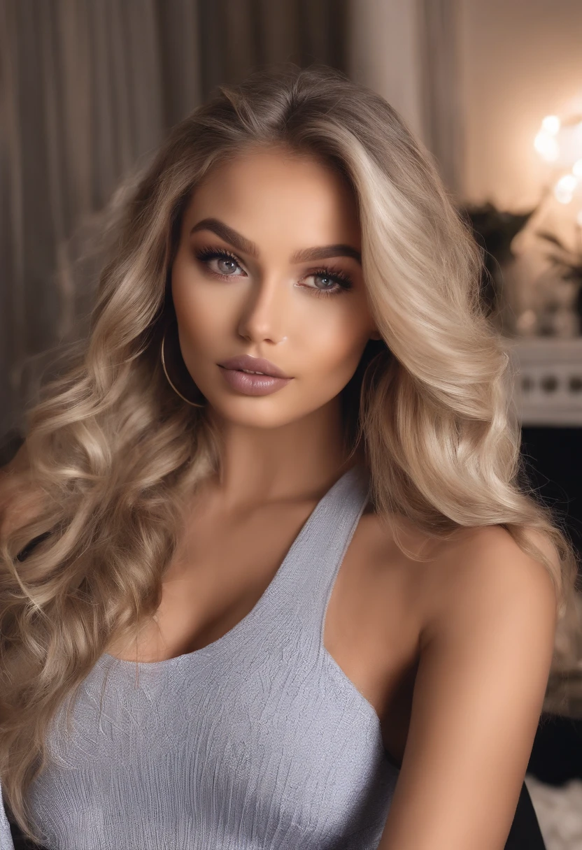Femme haitienne avec , fille sexy aux yeux bruns, Portrait Sophie Mudd, cheveux blonds et grands yeux, au club, selfie of a young woman, Les yeux dans la chambre, Violet Myers, ohne Maquillage, maquillage naturel, Look directly into the camera, Visage avec Artgram, dezentes Maquillage, Superbe photo du corps entier, dans le store