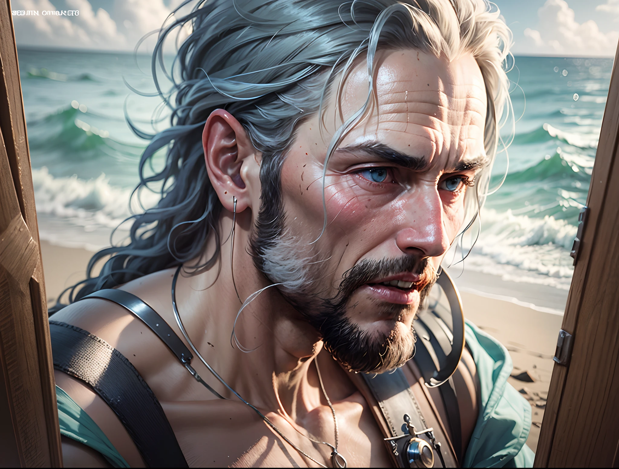 Poseidon realistic human 4k ray tracing --auto --s2
