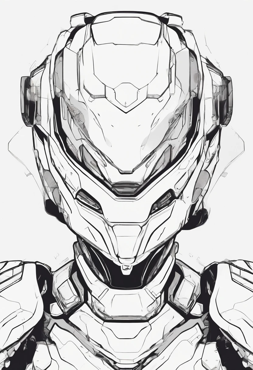 anime style, femboy wearing a lightly armoured body suit, sci-fi themes, chest armour, gundam, best quality, arte oficial, Sketch line diagram, eye green, front view, back view, and side view of character, long hair