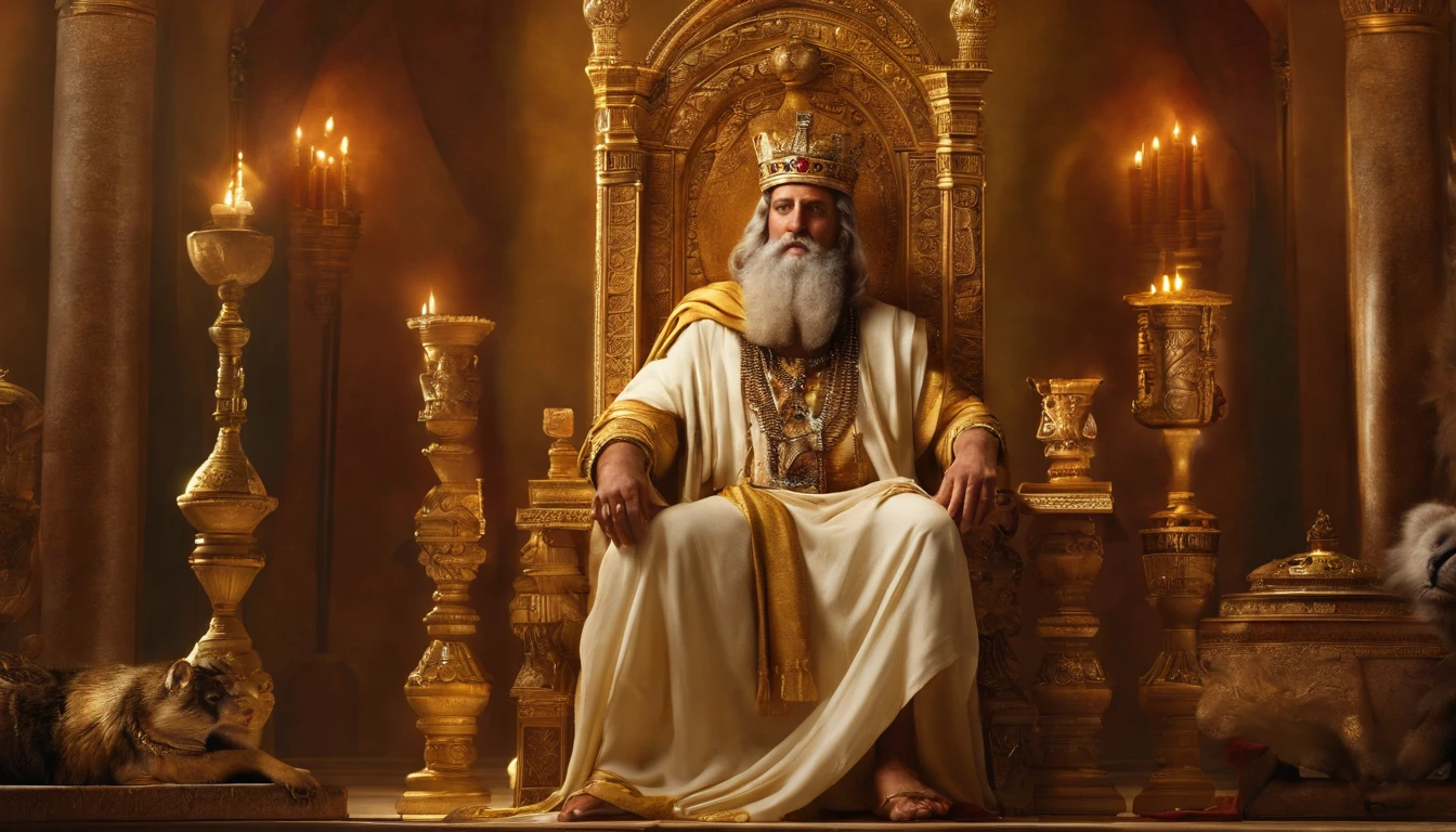 Image of King Solomon and his wealth