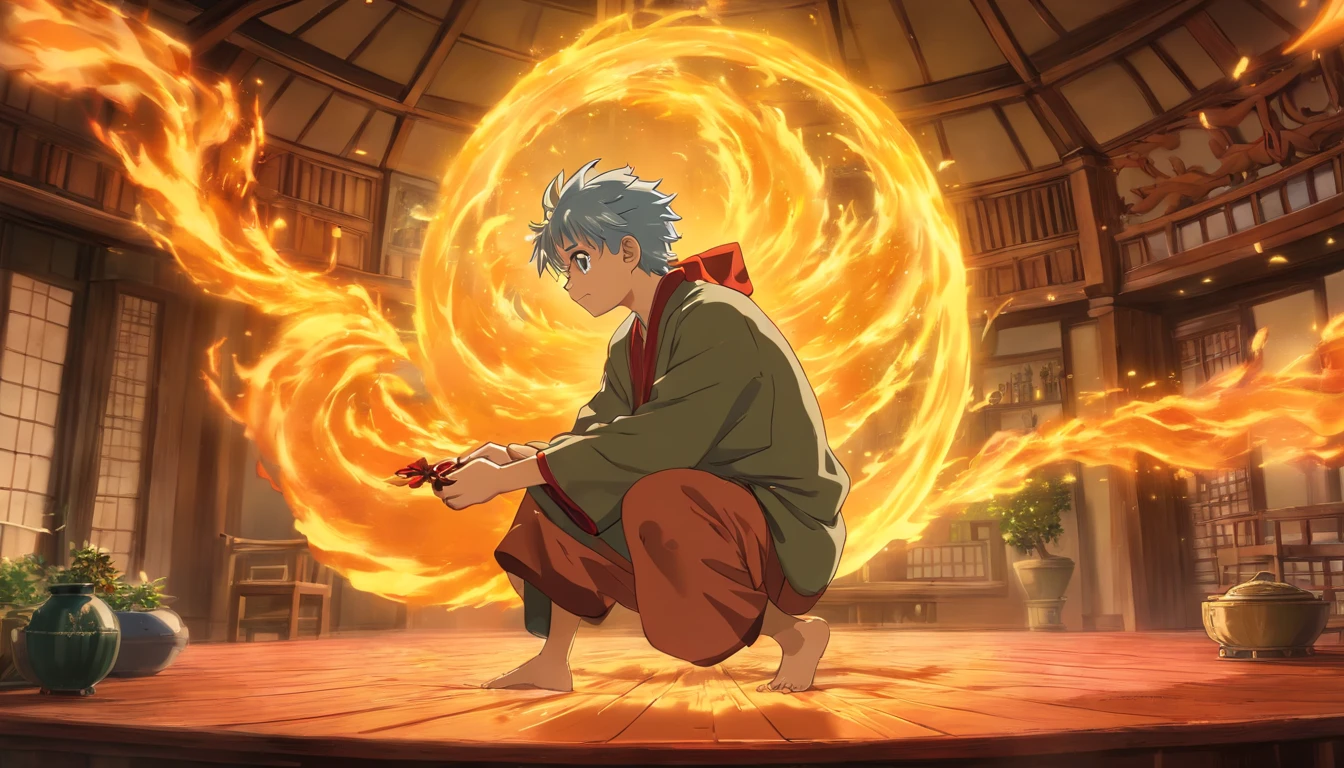 (best quality,4k,8k,Altas,master part:1.2),ultra-detalhado,(Realistic,fotorrealista,photo-realistic:1.37),anime, perfil satoro GOJO, jujutsu kaisen