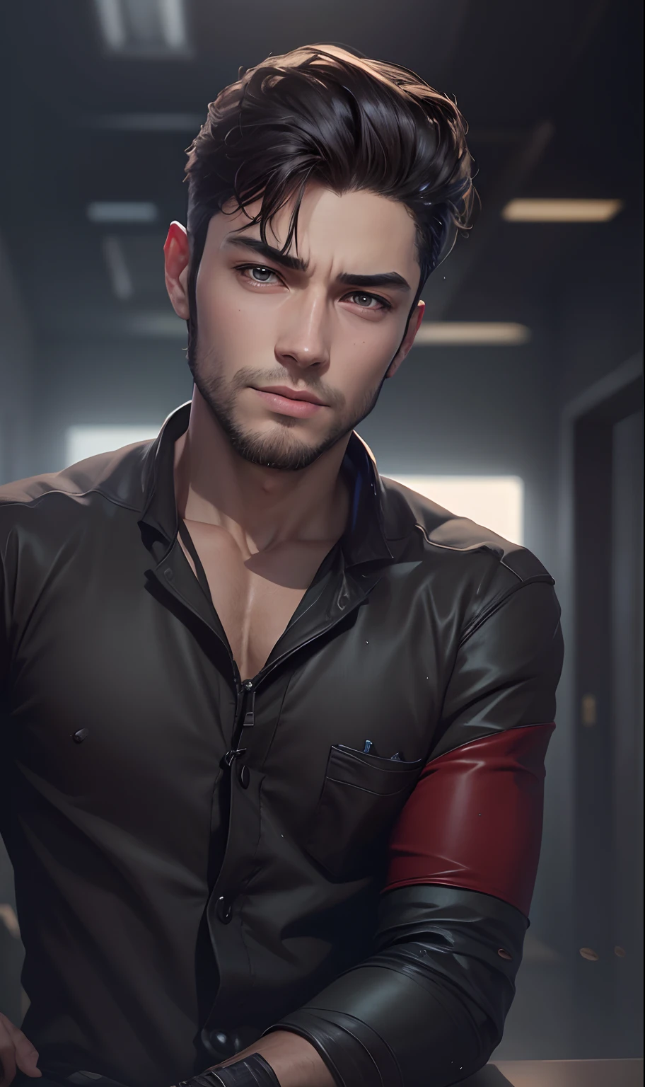 A handsome boy, Anime, realistic,8k, ultra,