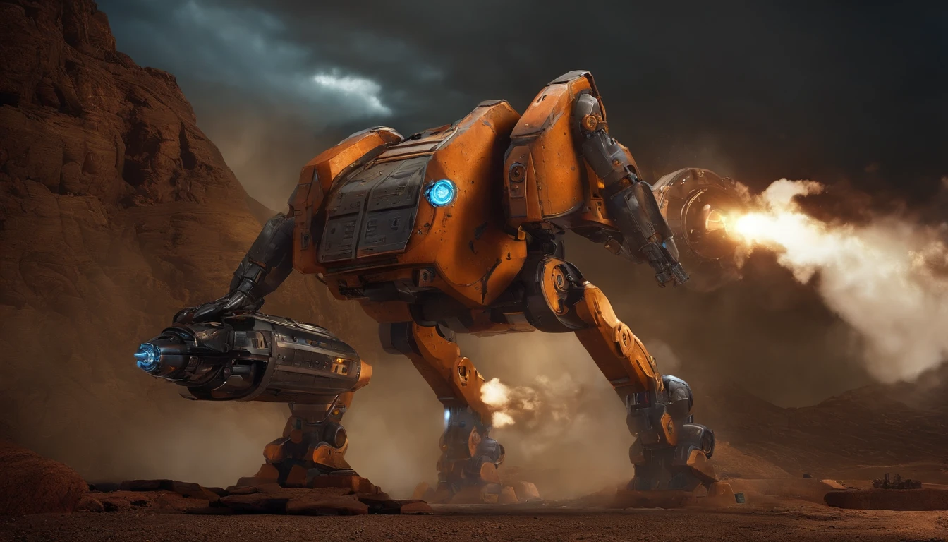 Robots Hephaestus' Anvil sci-fi fantasy robot