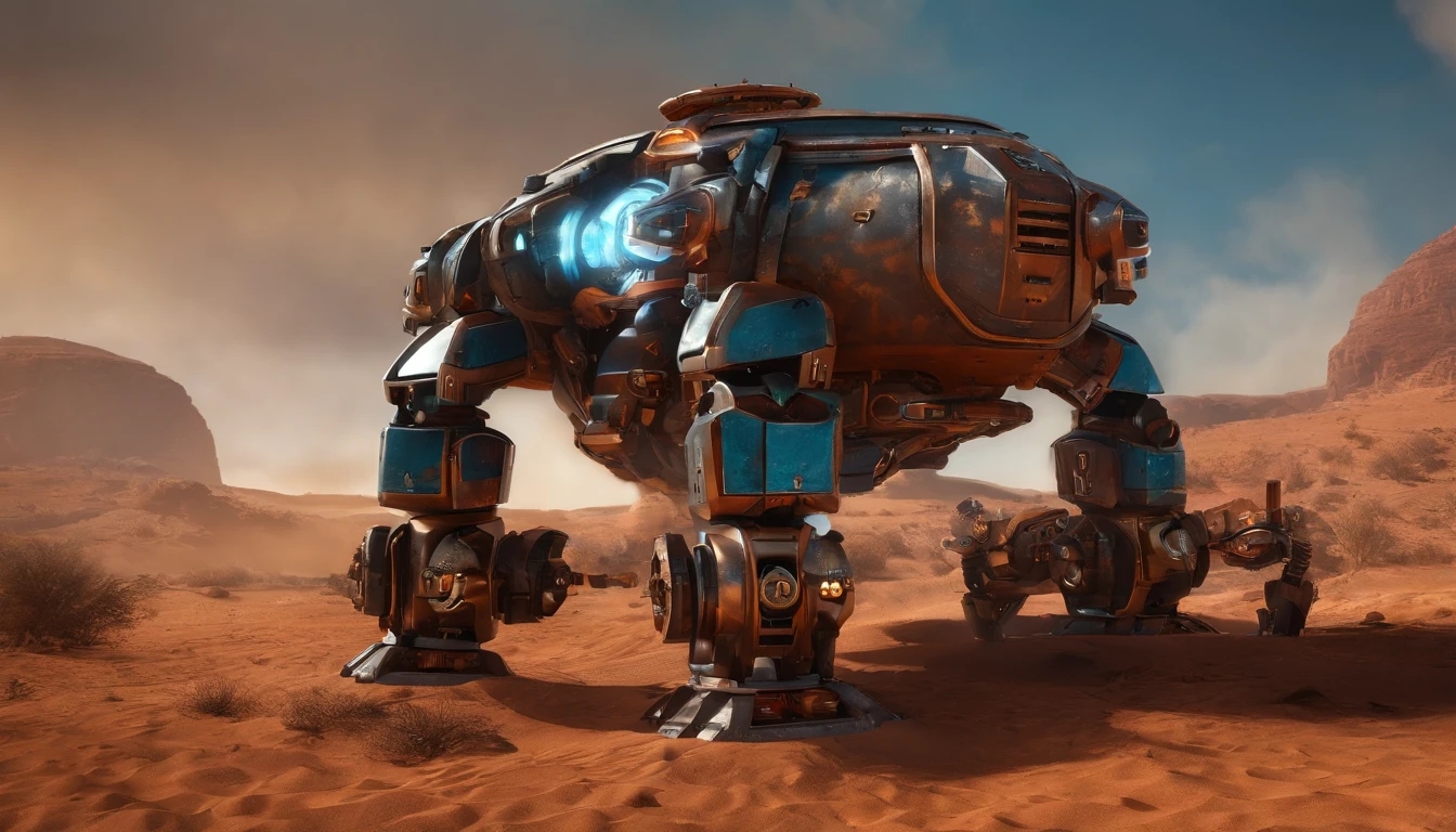 Robots Hephaestus' Anvil sci-fi fantasy robot