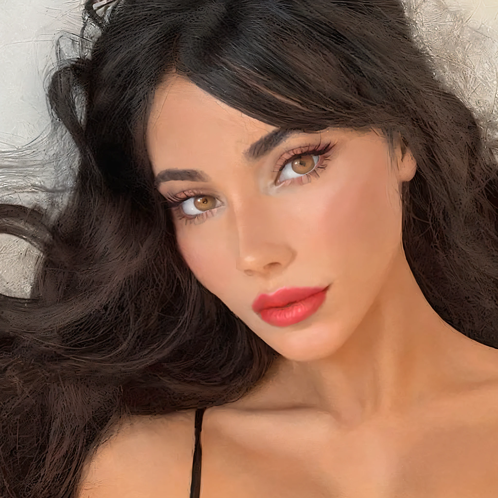 Pretty face, Perfect Face, Symetrical face, Bright Lips, SUper Red lips, Red lips, red lipstick, mid mature woman. Very big lips, giant lips, super pulpy lips, Open lips, Big lips,
