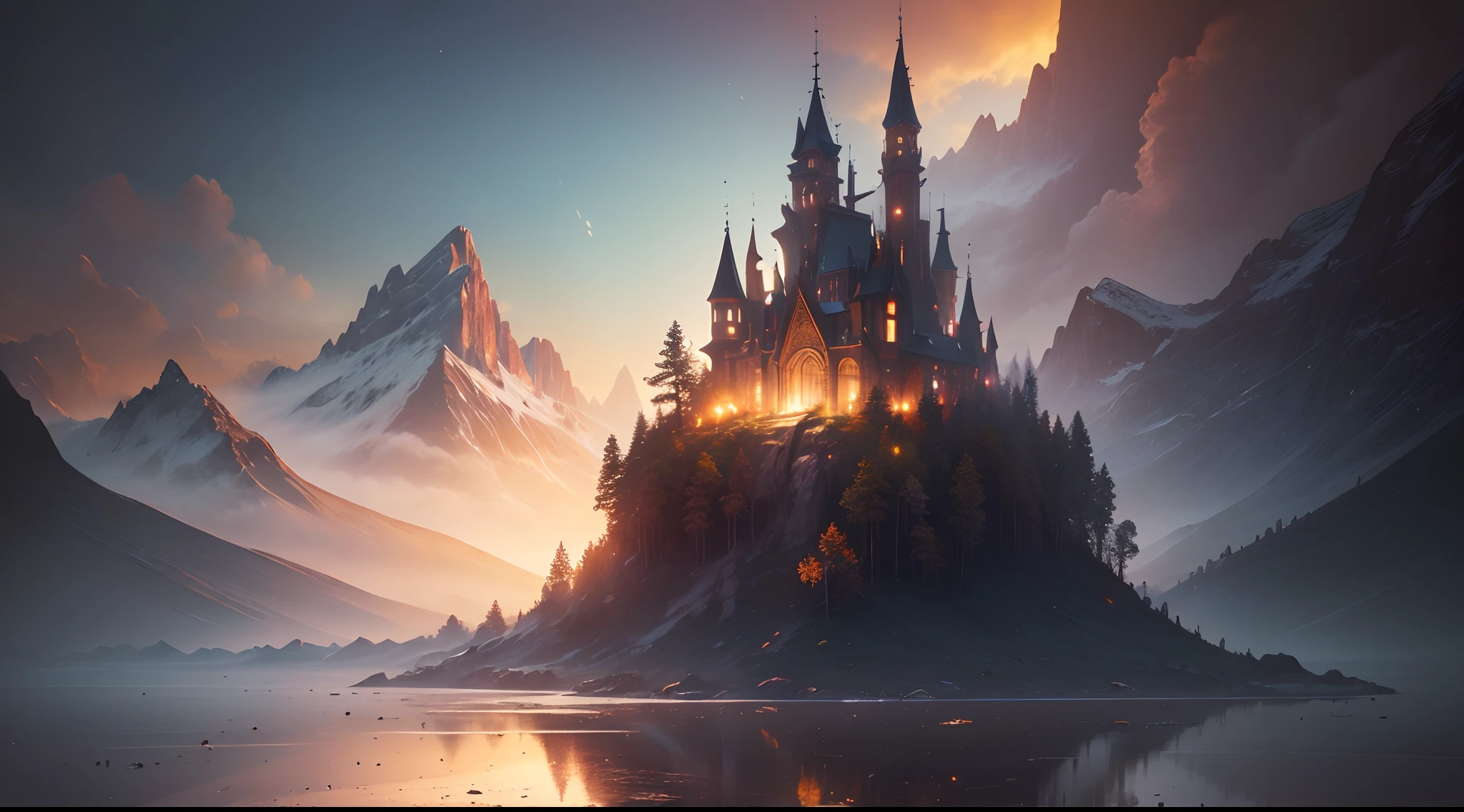 (best quality,4k,8k,highres,masterpiece:1.2),ultra-detailed,realistic,physically-based rendering,professional,vivid colors,bokeh,oil painting,abstract style,surreal atmosphere,landscape,texture,brush strokes,harmonious color palette,ethereal lighting