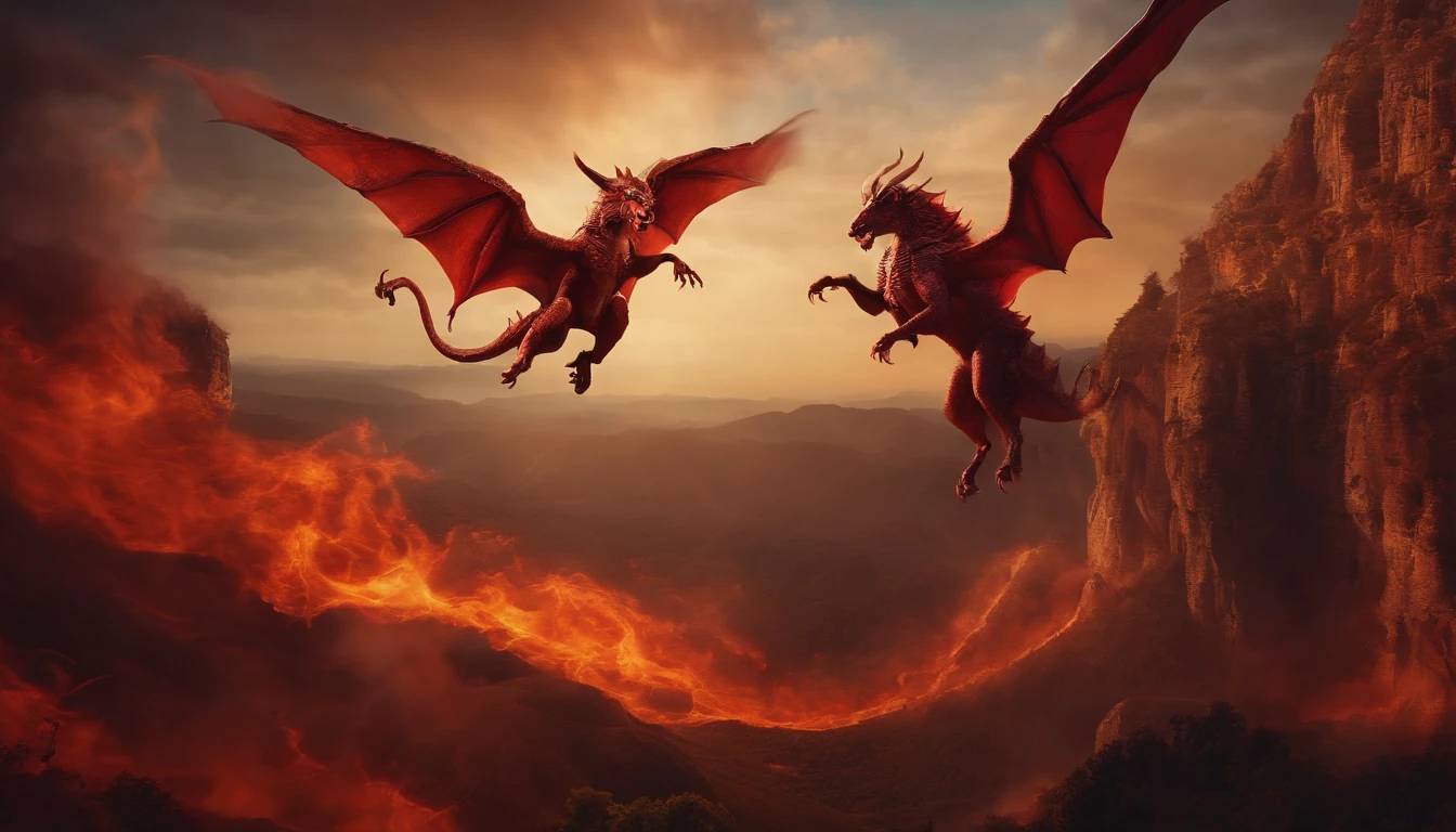 demons flying
