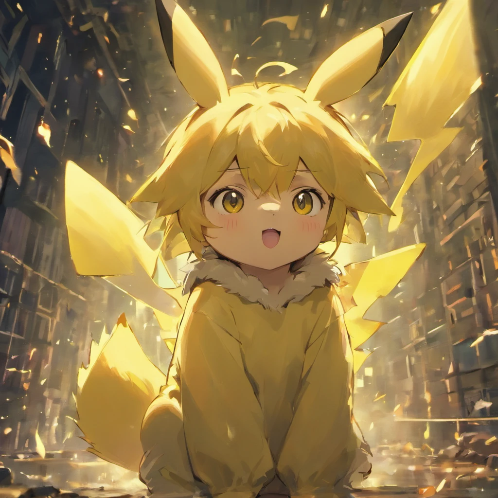 Pikachu、hightquality、masuter piece、personification