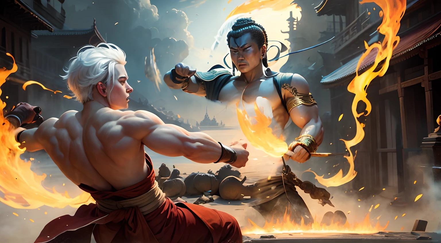 Fighting Buddha,Expression of leeway,strong con,sacredness,aureole