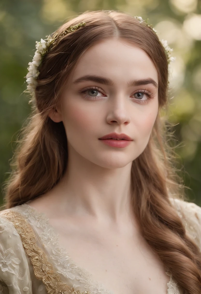 (((uma ferida avermelhada profunda atravessa sua bochecha esquerda))) tez justa, Sabrina Carpenter, mulher em torno de 19 anos, cabelos brancos naturais, olhos verdes distintos, vestindo kohl, slender and graceful, Beautiful, luz de velas em um ambiente medieval, Ultra sharp focus, tiro realista, roupas femininas medievais, cores tetradicas (cicatriz:1.4)