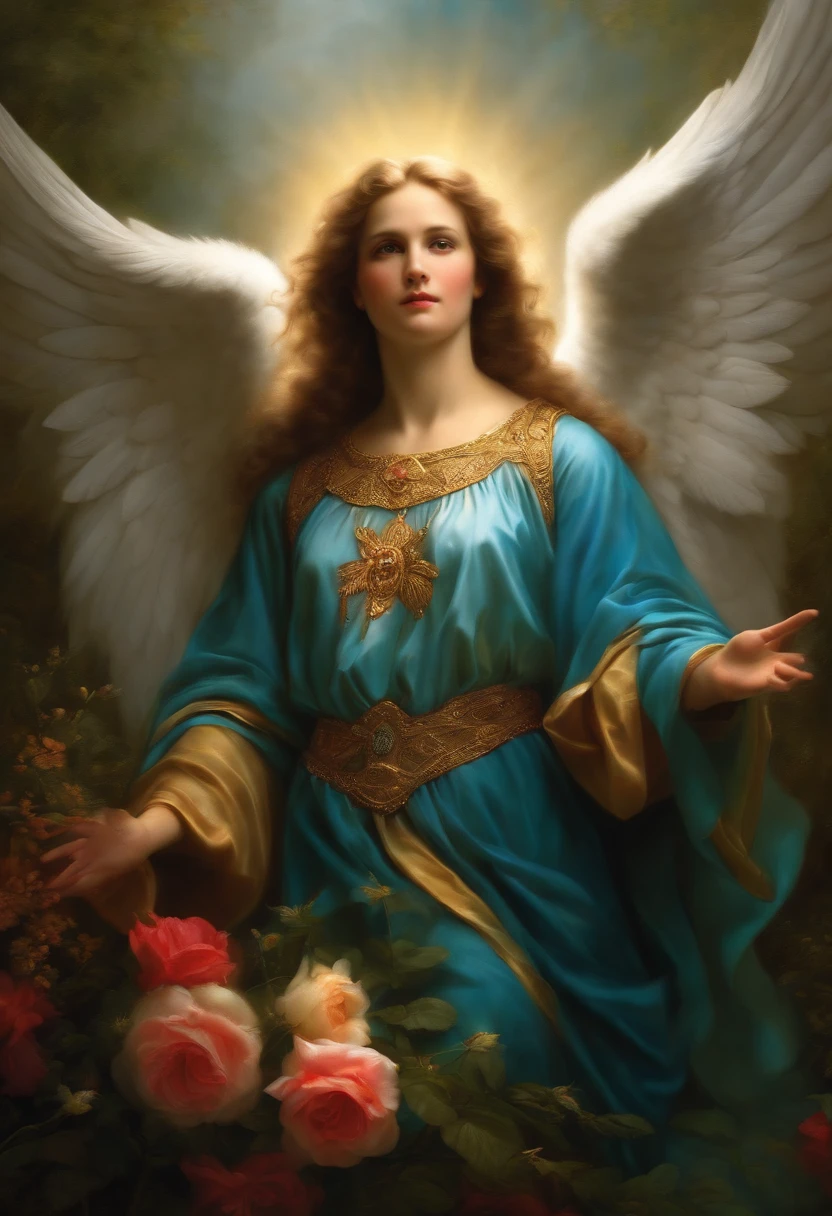 super realistic image of the holy guardian angel