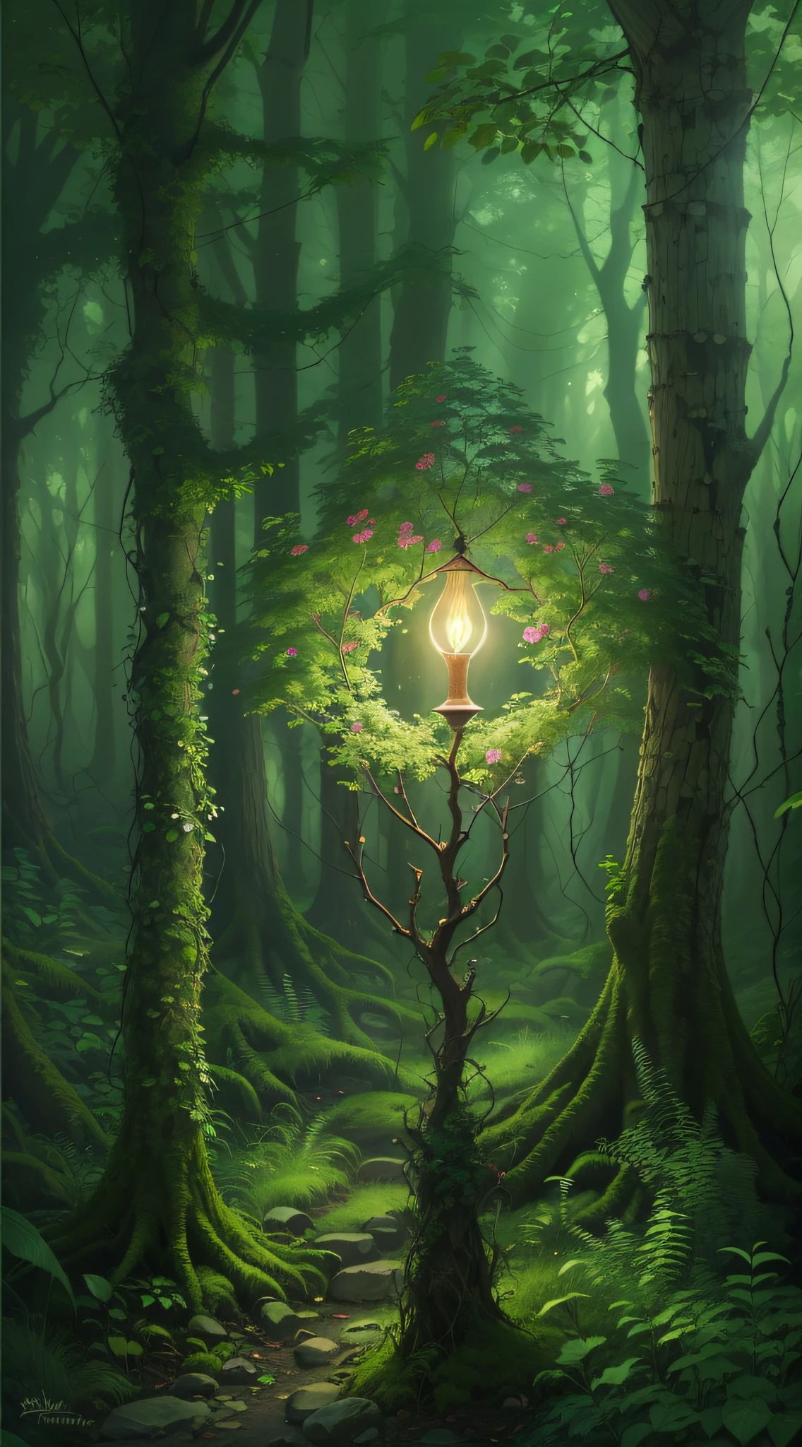 A LIGHT IN THE FOREST