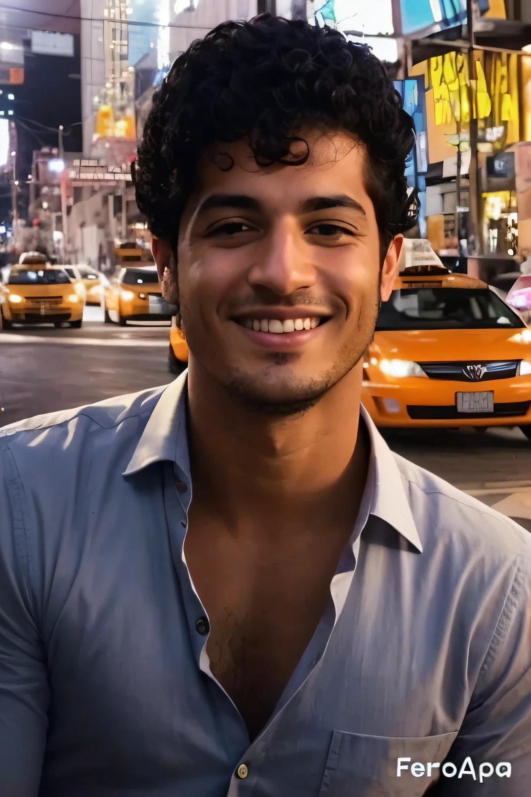 Arafed man in a city with a taxi in the background, foto de perfil headshot, bonito e sorridente, taken in the early 2020s, foto do perfil, foto de perfil, caio santos, Directed by: Derek Zabrocki, Where is the, Cristiano Orrillo, Alex Miranda, homem bonito, andrew gonzalez, Fanart, Riyahd Cassiem