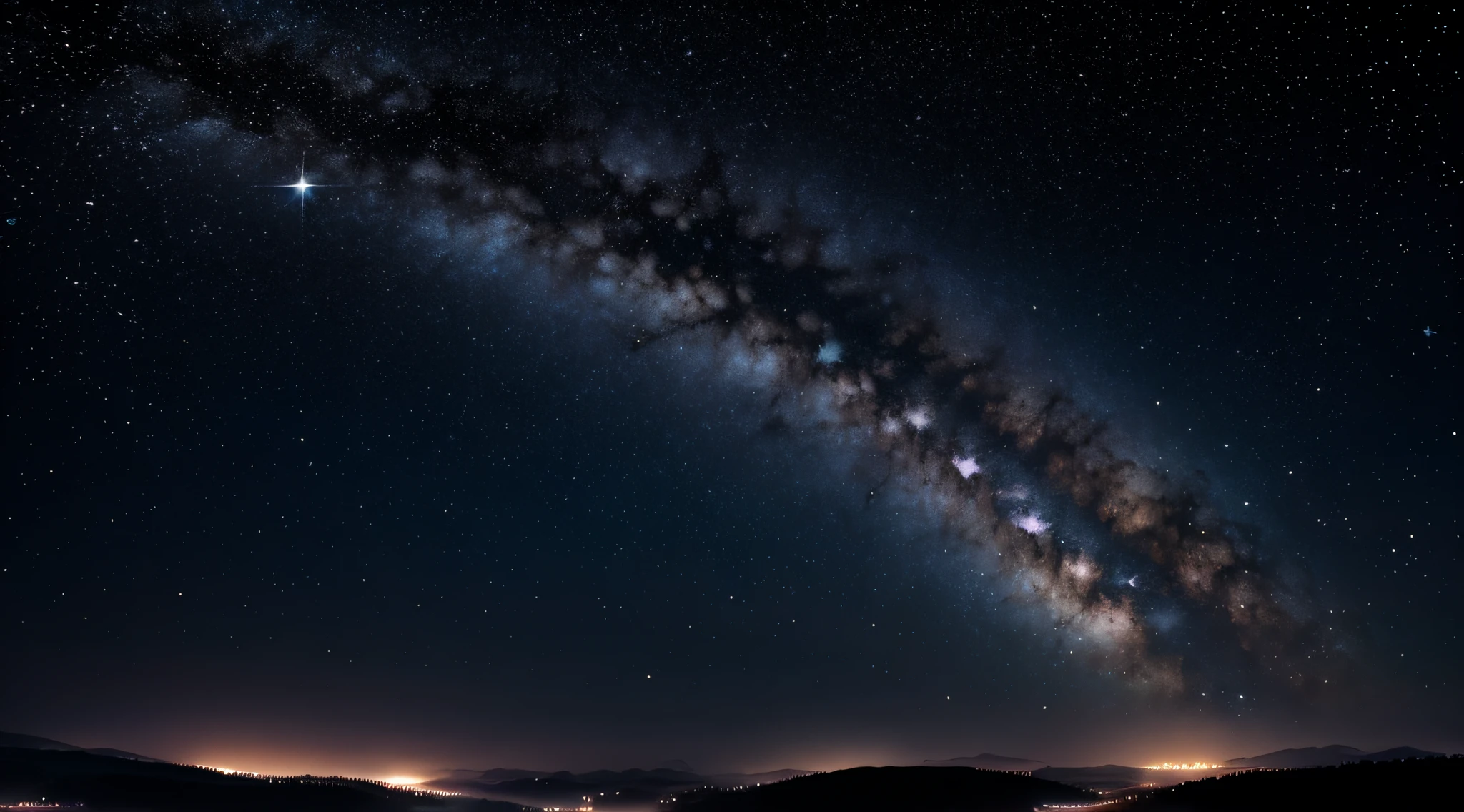estrelas mortas, universo, luzes, alta qualidade, esferas negras