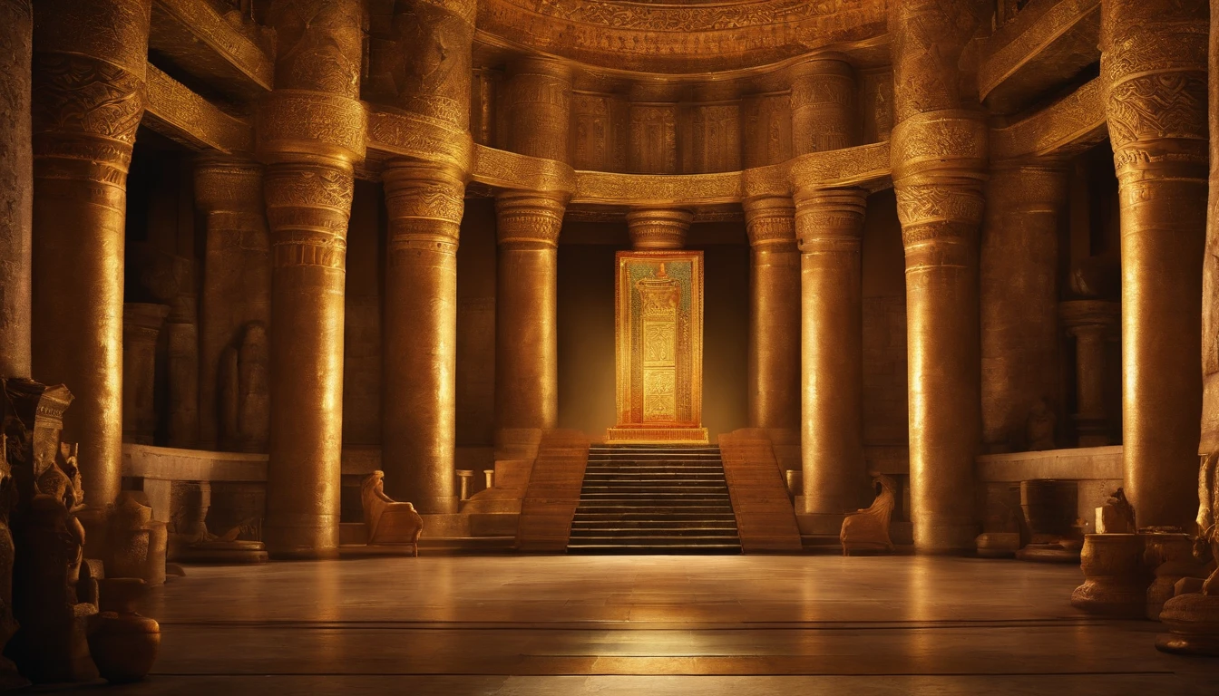 Image of King Solomon in Solomon's temple