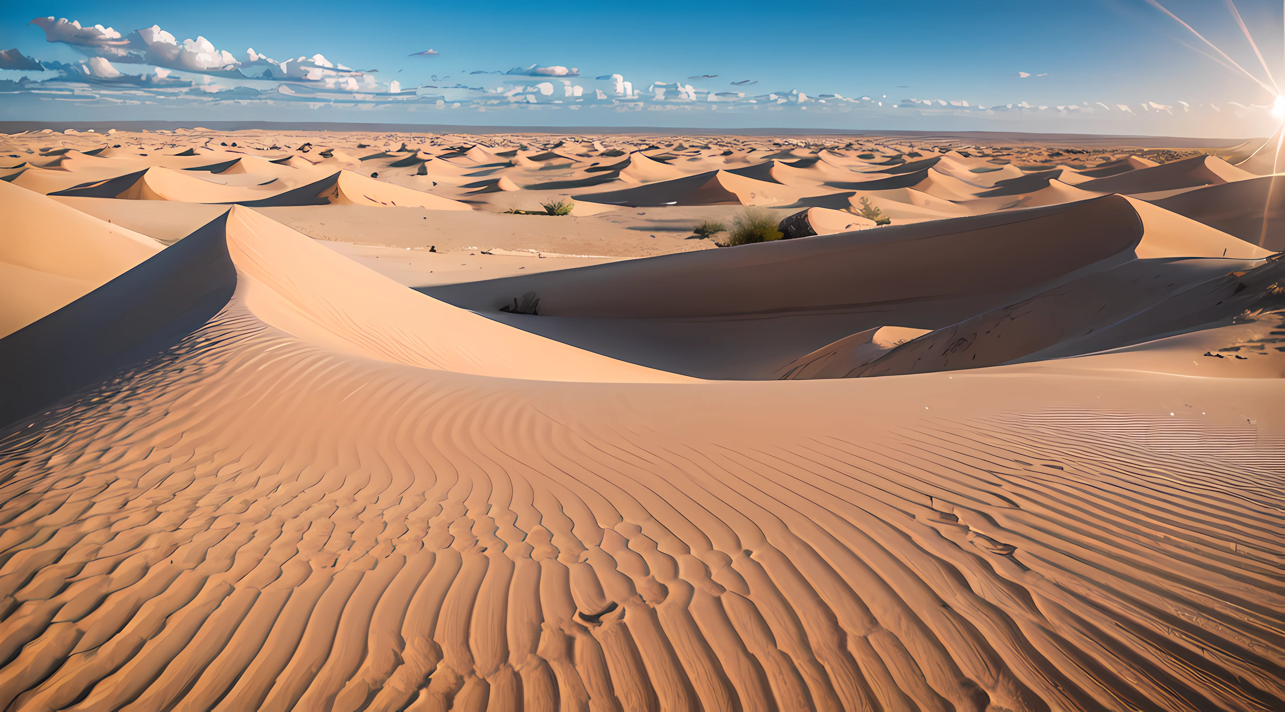 deserto, dia de sol, 8k. ultra hd, hdr 10